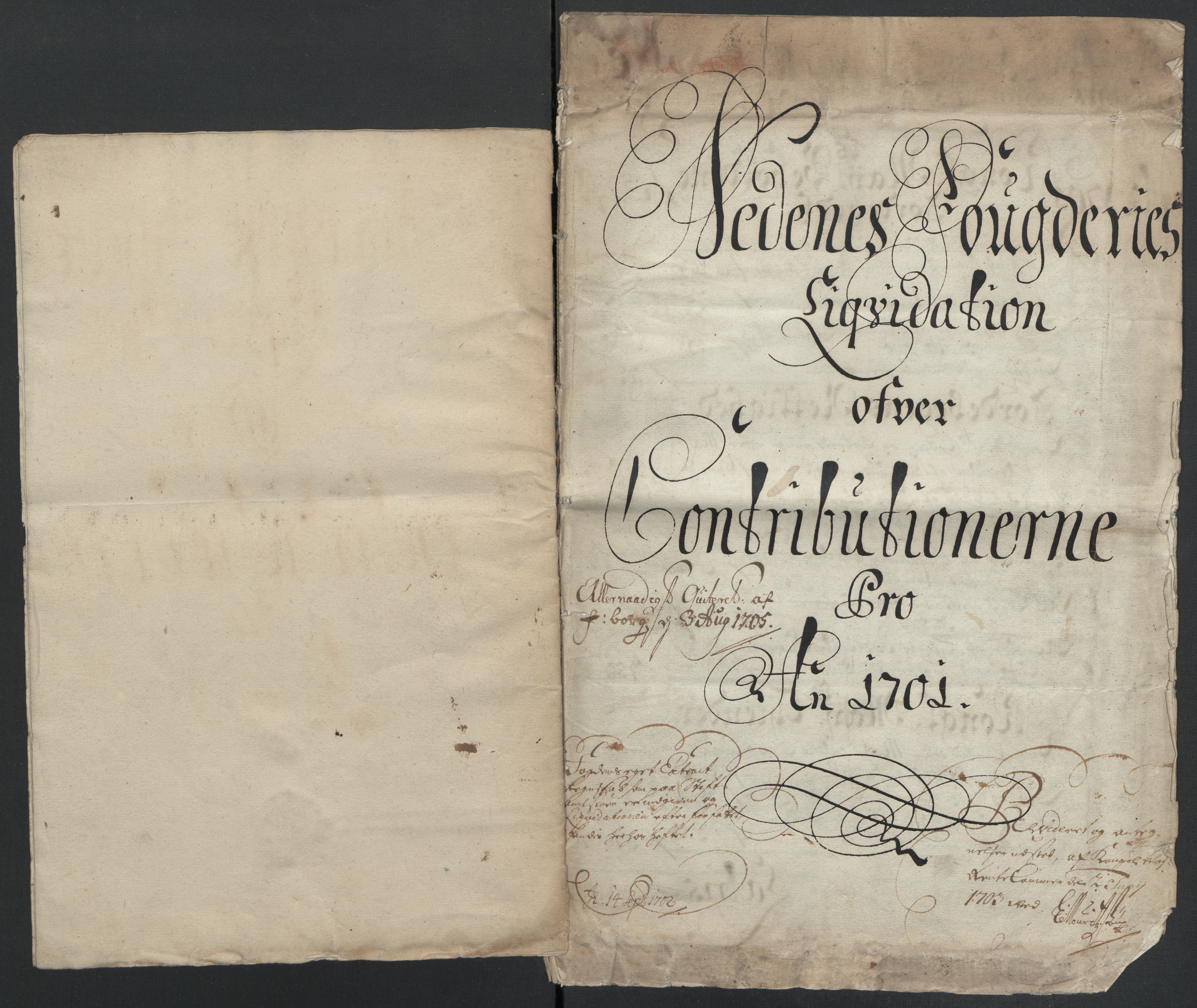 Rentekammeret inntil 1814, Reviderte regnskaper, Fogderegnskap, AV/RA-EA-4092/R39/L2315: Fogderegnskap Nedenes, 1700-1701, p. 214