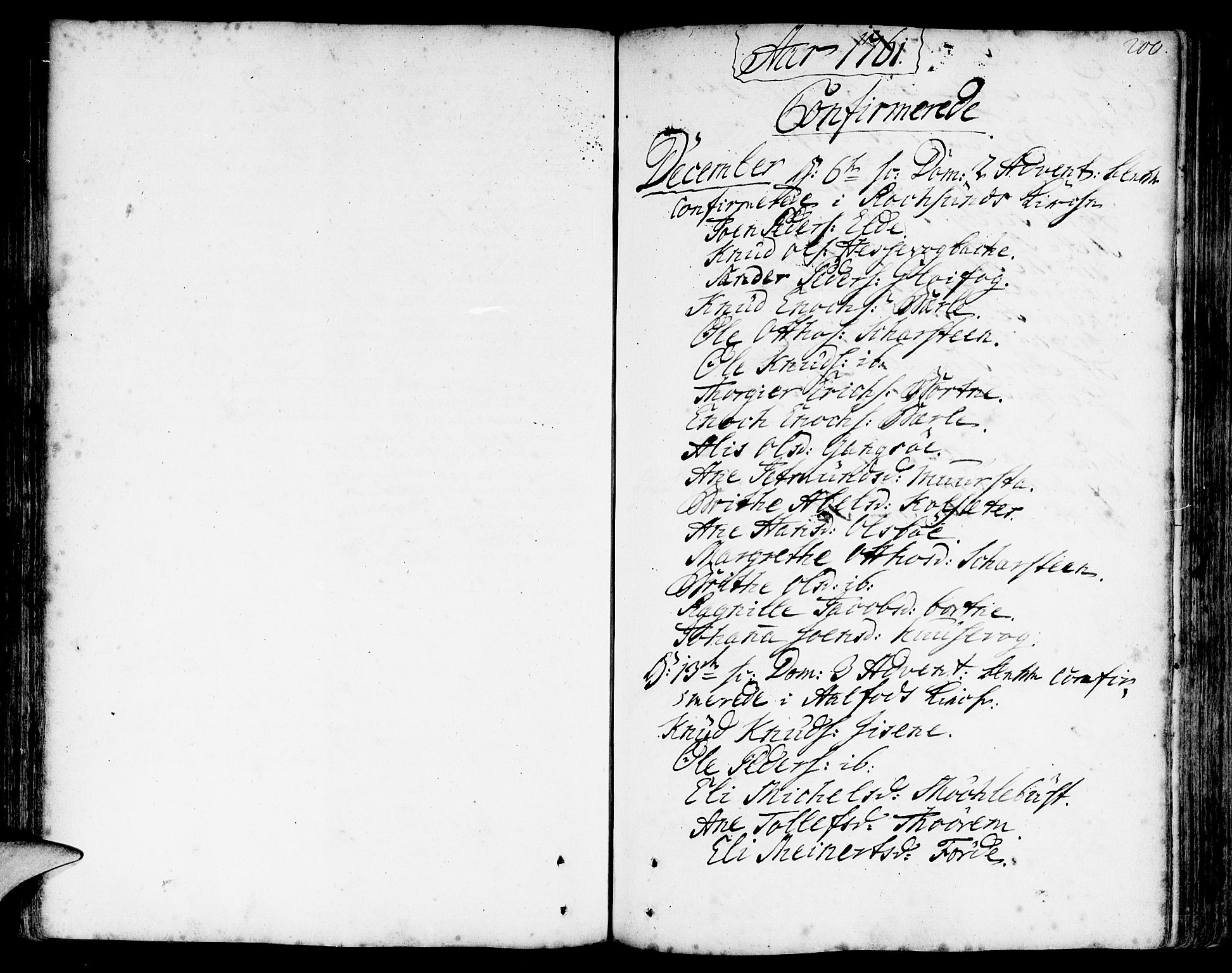 Davik sokneprestembete, SAB/A-79701/H/Haa/Haaa/L0002: Parish register (official) no. A 2, 1742-1816, p. 200