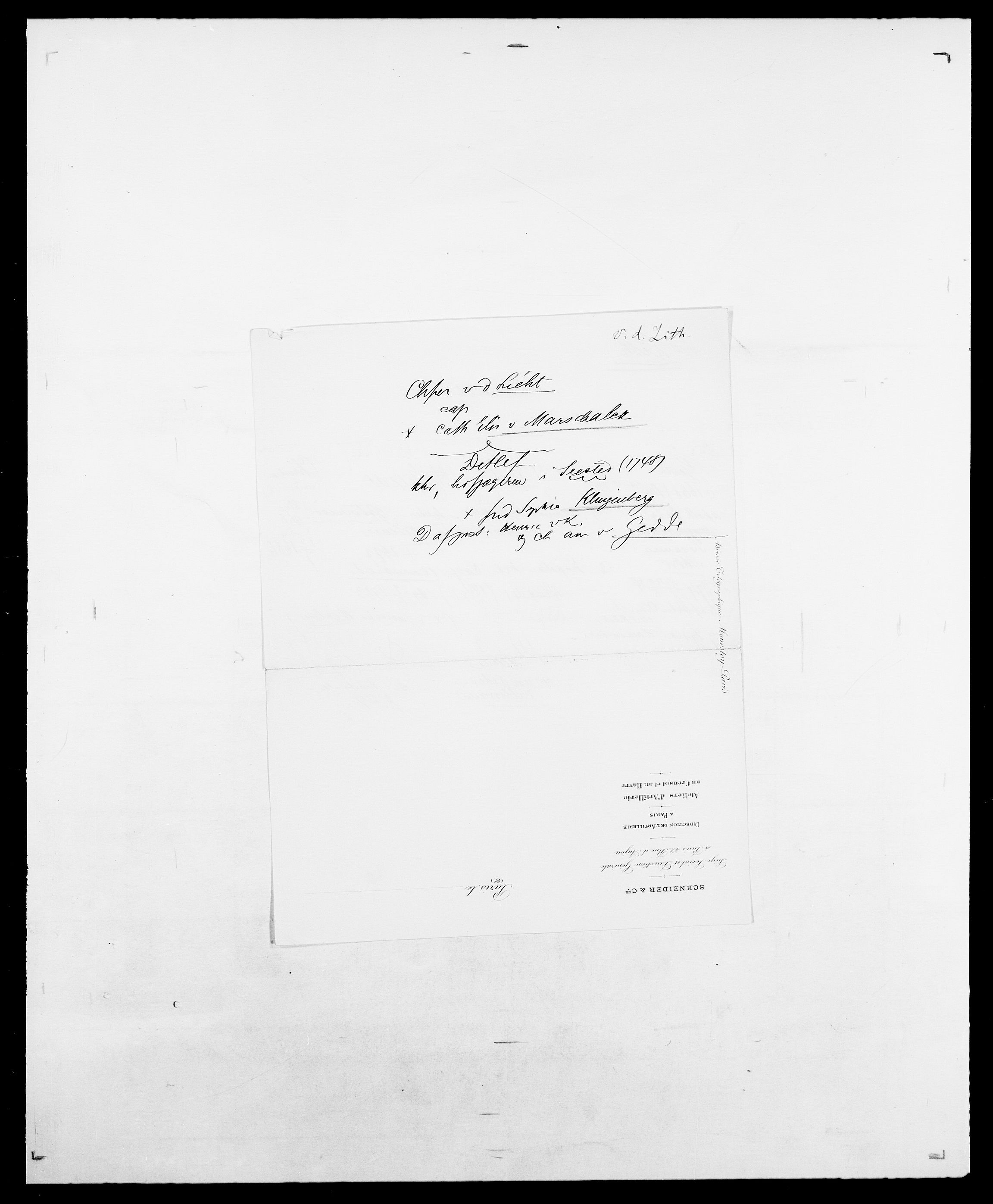 Delgobe, Charles Antoine - samling, SAO/PAO-0038/D/Da/L0023: Lau - Lirvyn, p. 705
