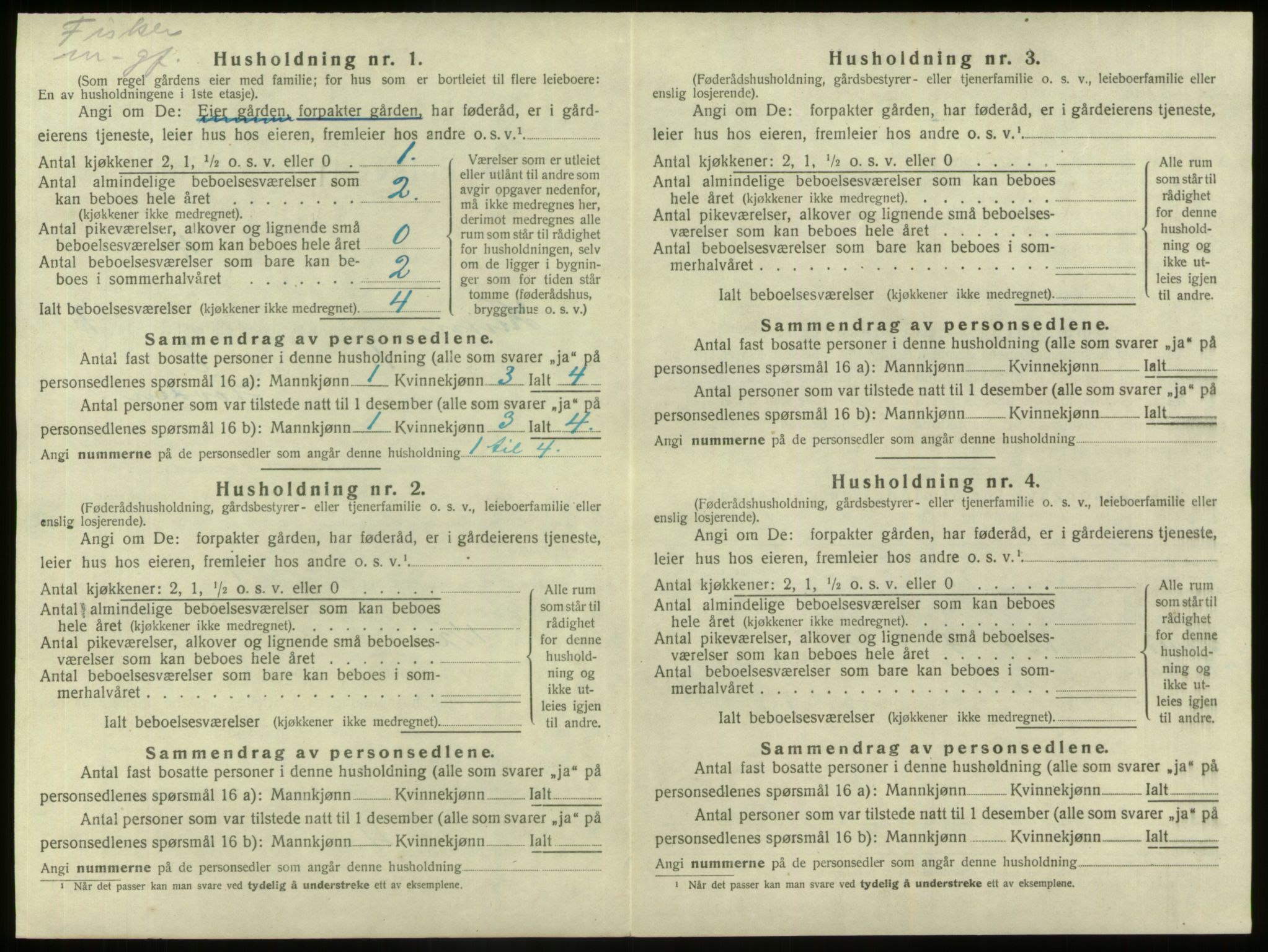 SAB, 1920 census for Kinn, 1920, p. 121