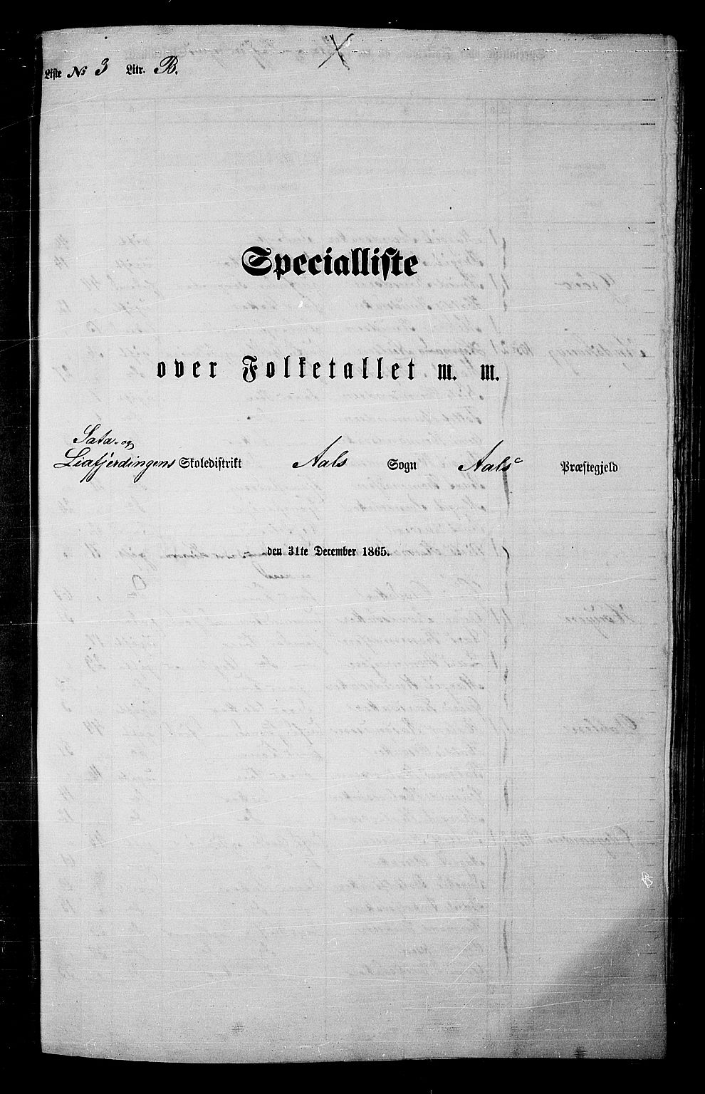 RA, 1865 census for Ål, 1865, p. 68