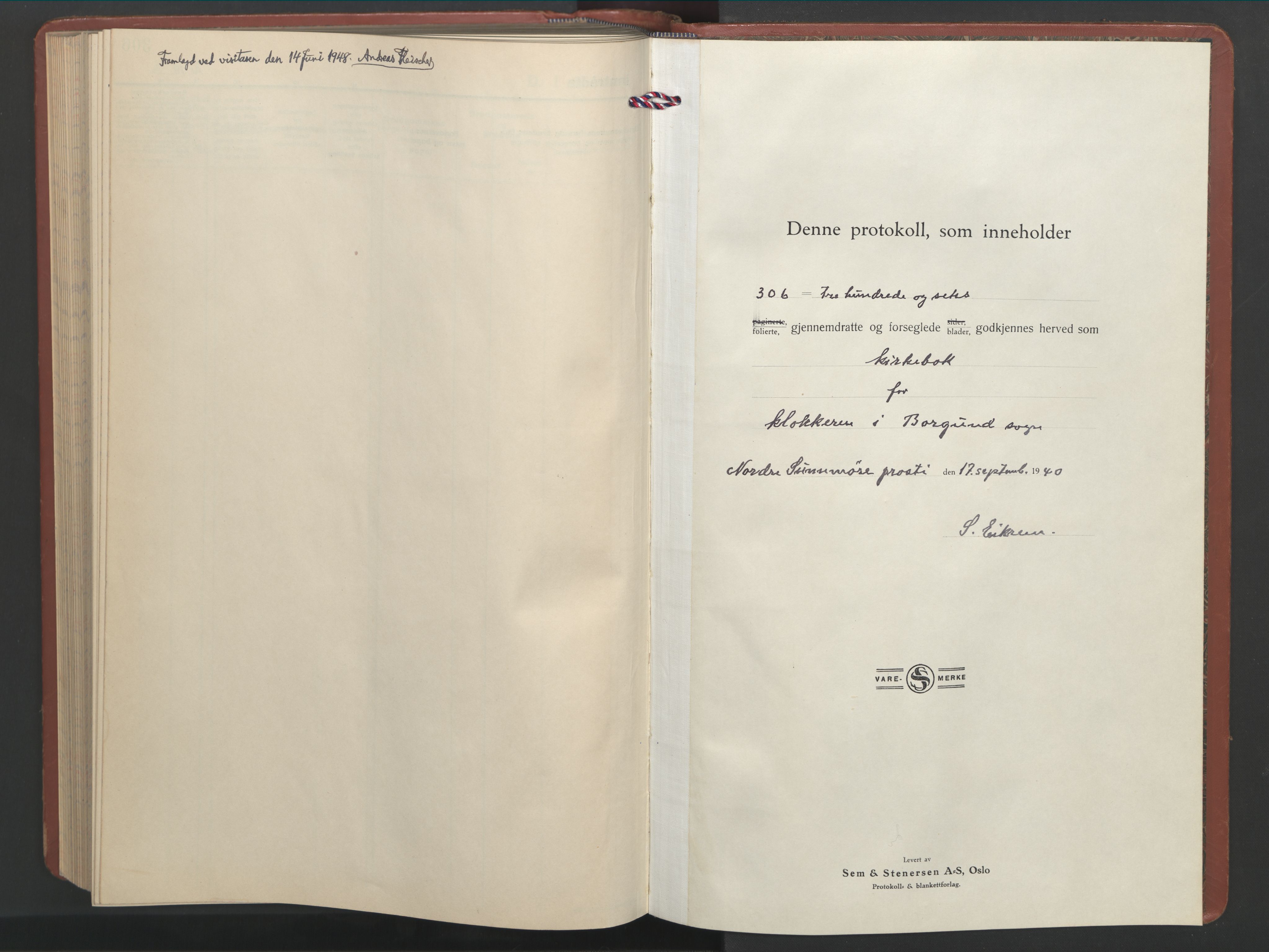 Ministerialprotokoller, klokkerbøker og fødselsregistre - Møre og Romsdal, SAT/A-1454/528/L0437: Parish register (copy) no. 528C18, 1939-1948, p. 270