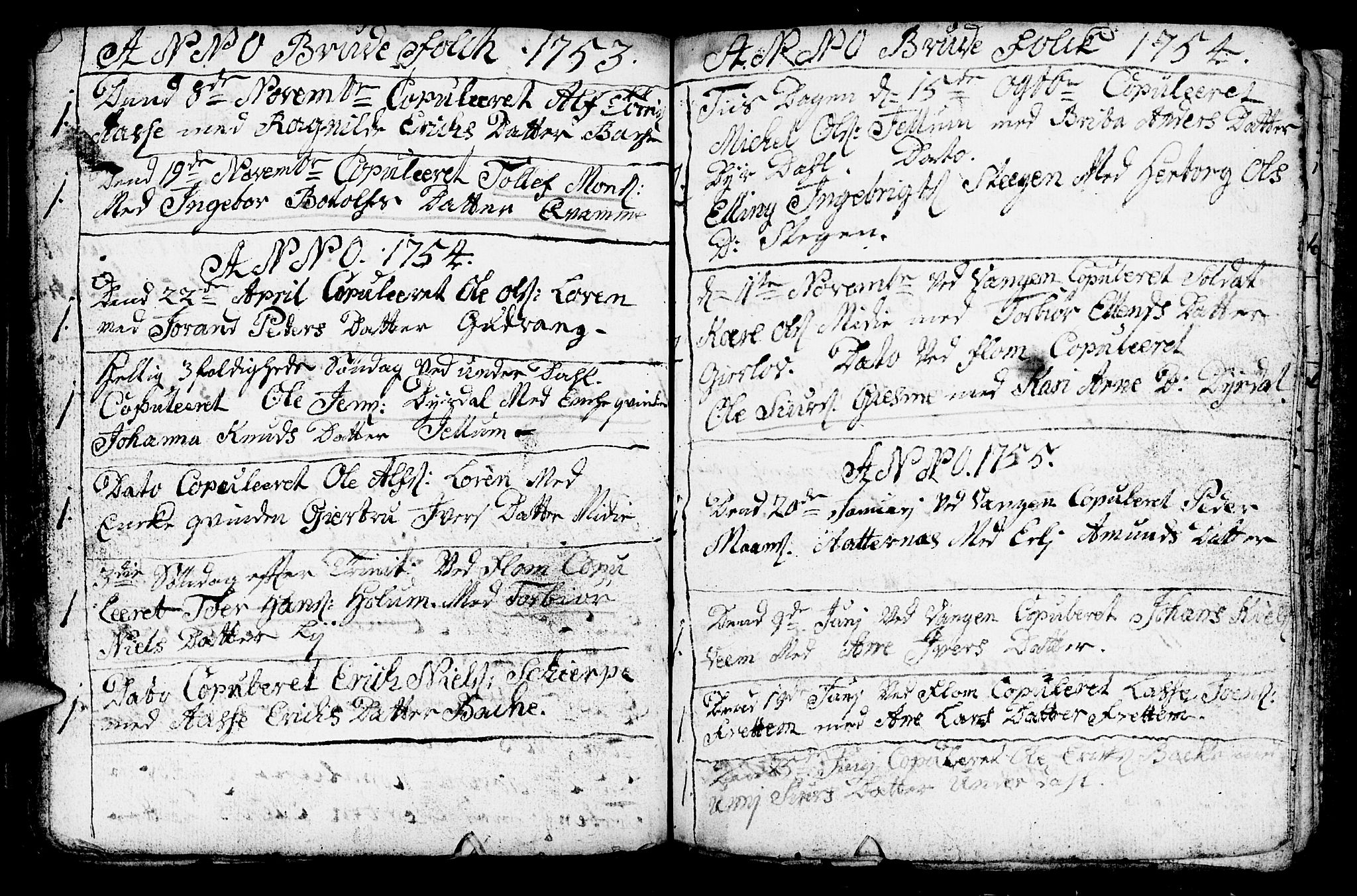 Aurland sokneprestembete, SAB/A-99937/H/Ha/Haa/L0003: Parish register (official) no. A 3, 1735-1761, p. 196