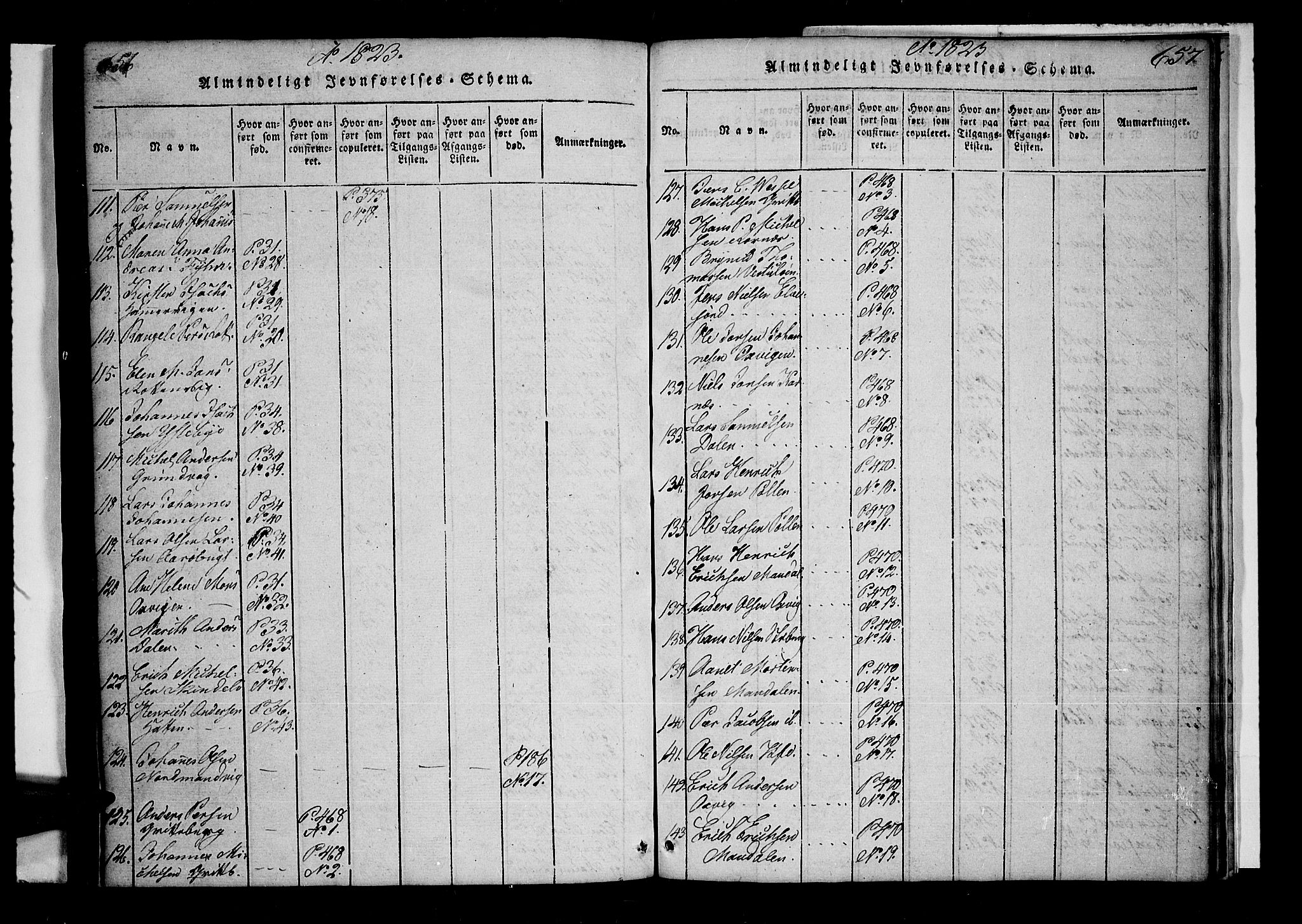 Lyngen sokneprestembete, AV/SATØ-S-1289/H/He/Hea/L0003kirke: Parish register (official) no. 3, 1822-1838, p. 656-657