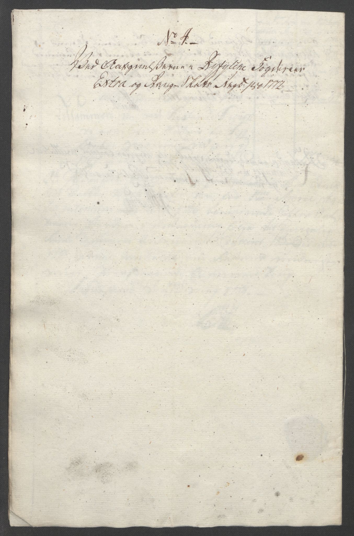 Rentekammeret inntil 1814, Reviderte regnskaper, Fogderegnskap, AV/RA-EA-4092/R47/L2972: Ekstraskatten Ryfylke, 1762-1780, p. 425