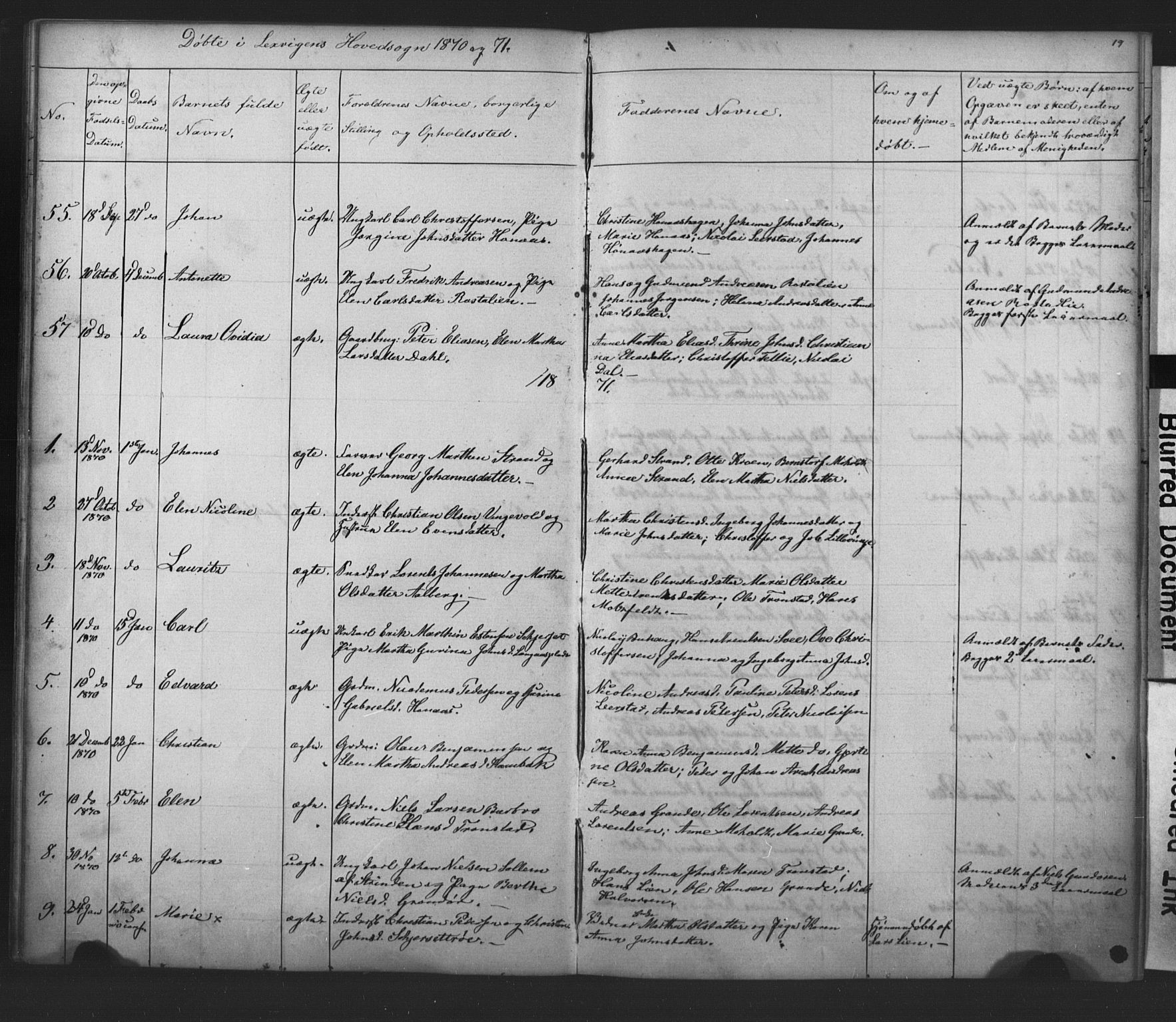 Ministerialprotokoller, klokkerbøker og fødselsregistre - Nord-Trøndelag, SAT/A-1458/701/L0018: Parish register (copy) no. 701C02, 1868-1872, p. 19