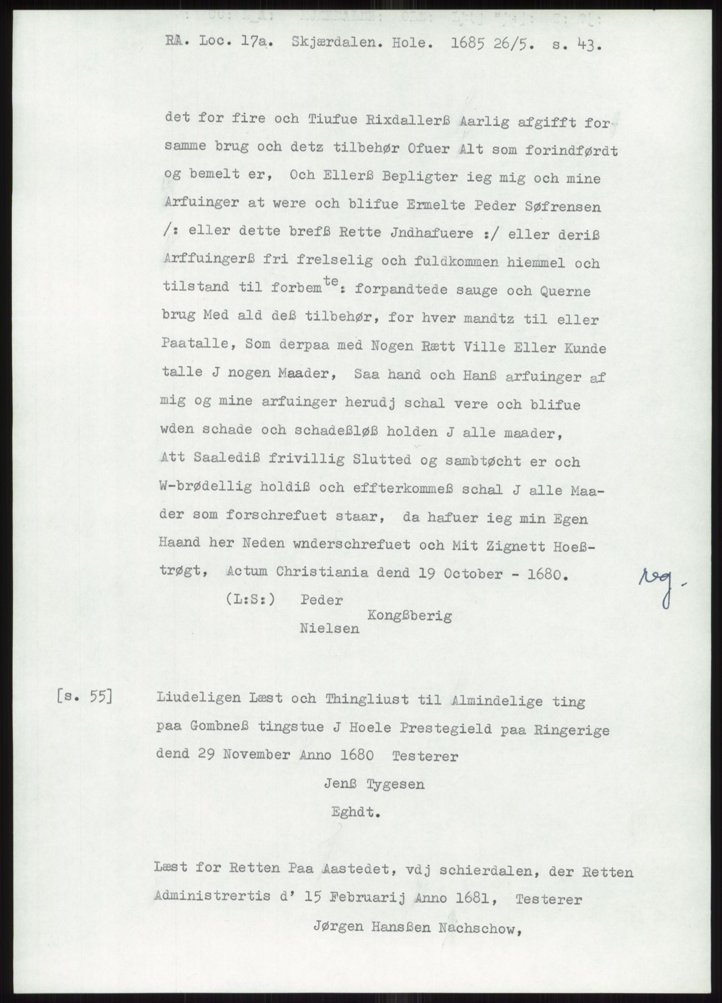 Samlinger til kildeutgivelse, Diplomavskriftsamlingen, AV/RA-EA-4053/H/Ha, p. 813