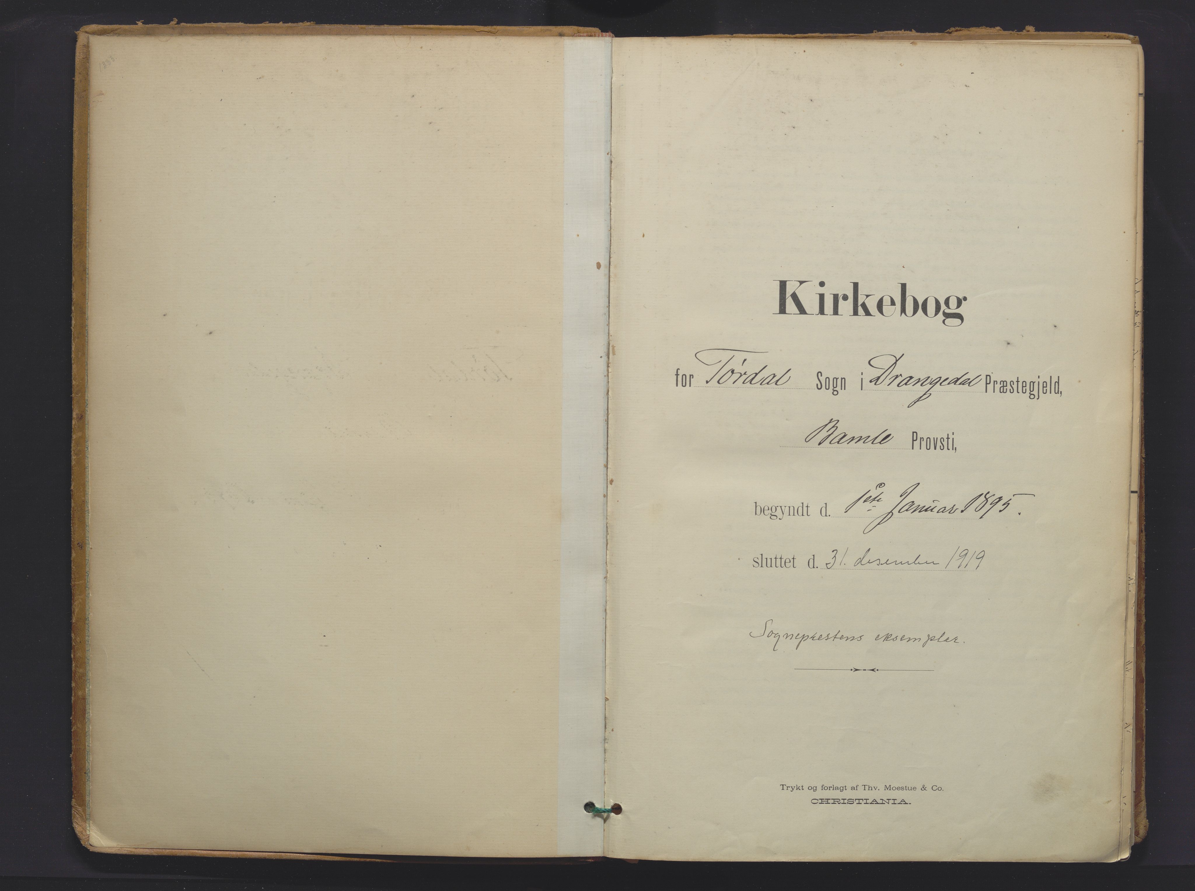 Drangedal kirkebøker, SAKO/A-258/F/Fa/L0013: Parish register (official) no. 13, 1895-1919