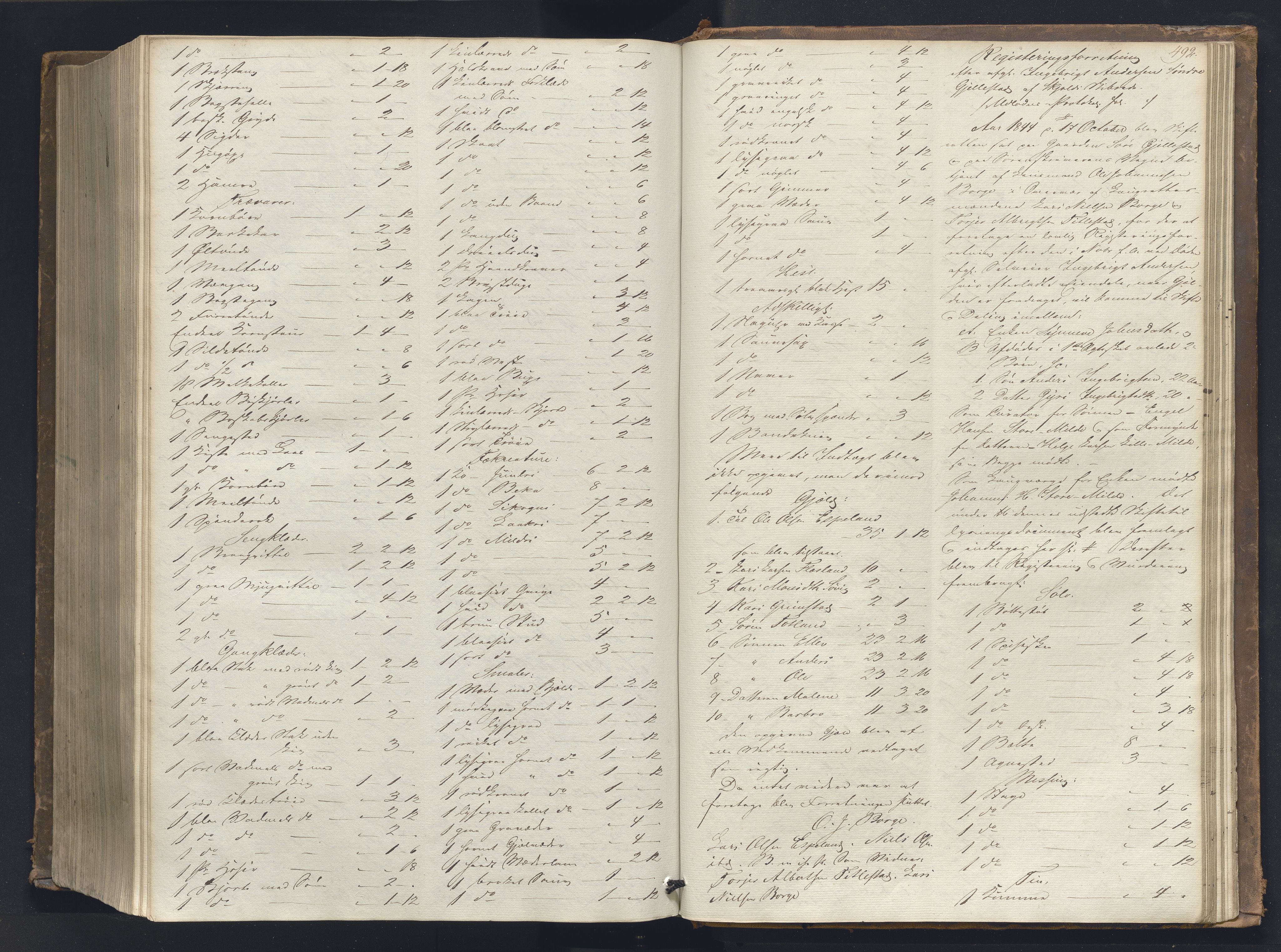 Nordhordland sorenskrivar, AV/SAB-A-2901/1/H/Hb/L0001: Registreringsprotokollar, 1841-1845, p. 492