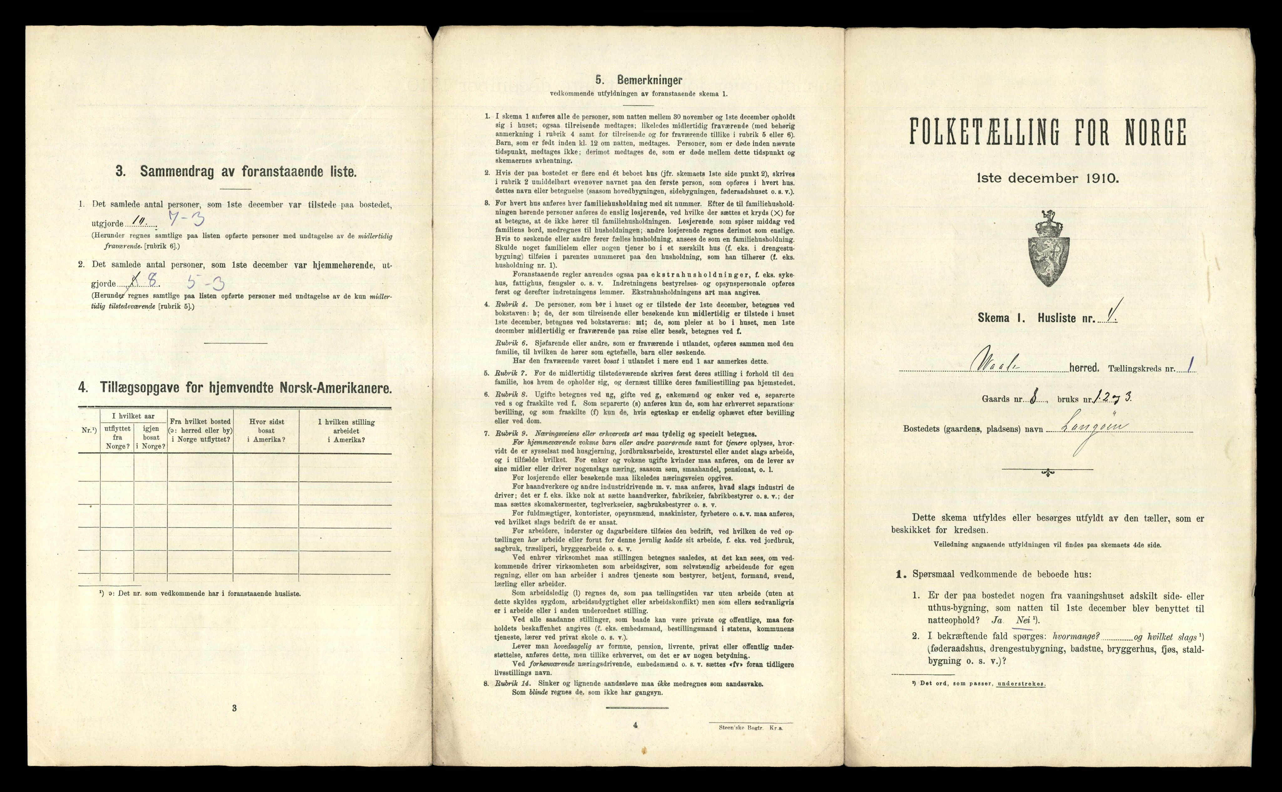 RA, 1910 census for Våle, 1910, p. 38