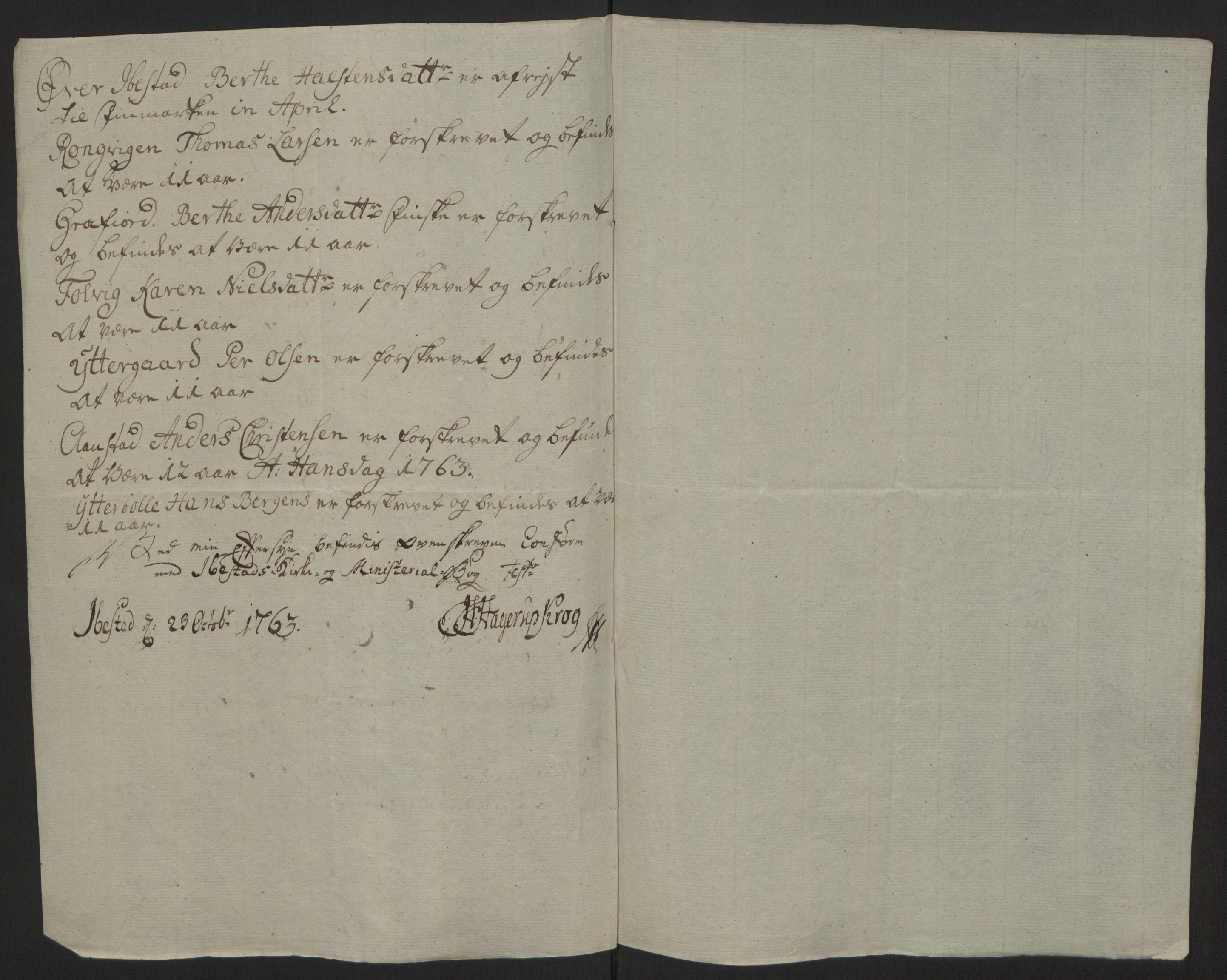 Rentekammeret inntil 1814, Reviderte regnskaper, Fogderegnskap, AV/RA-EA-4092/R68/L4845: Ekstraskatten Senja og Troms, 1762-1765, p. 195