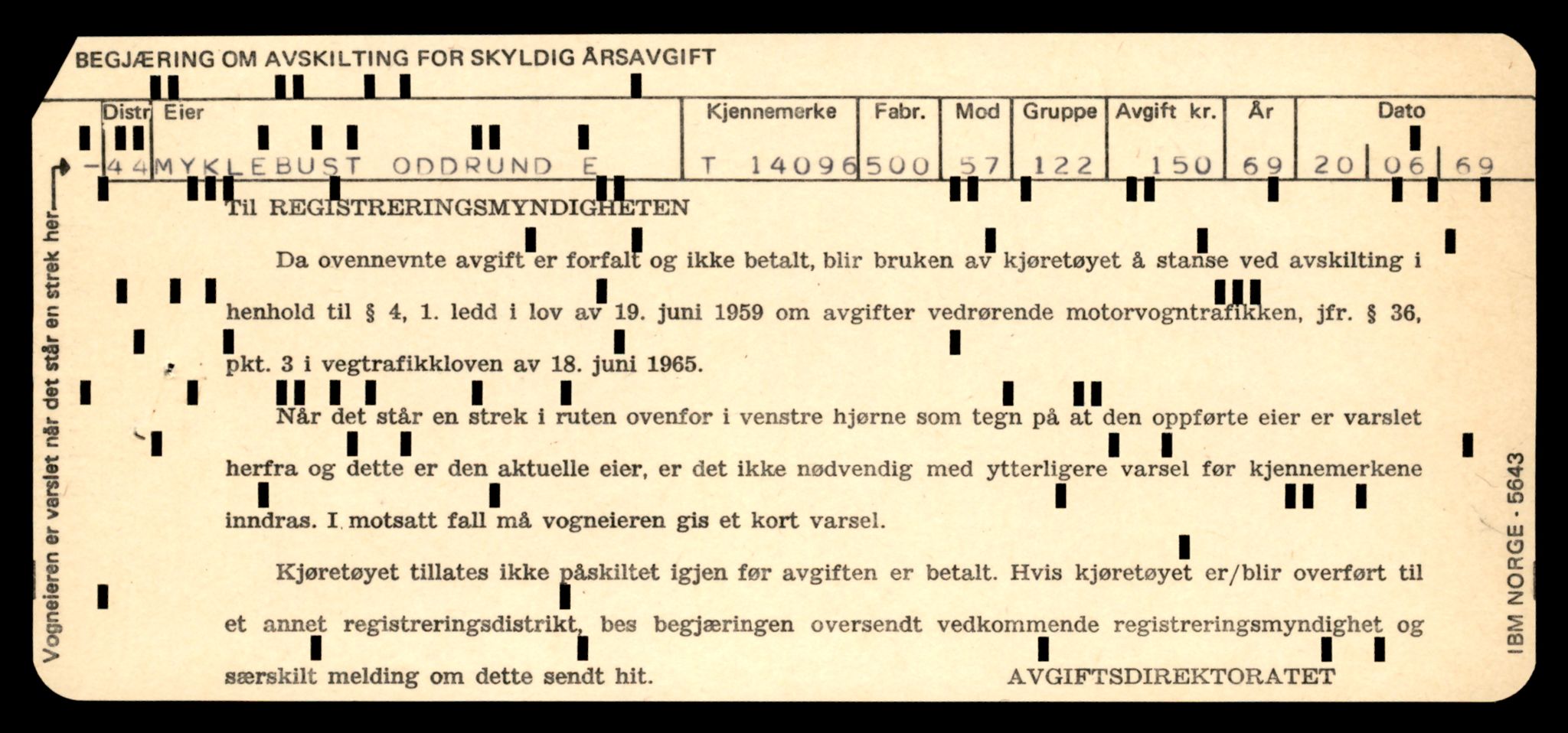 Møre og Romsdal vegkontor - Ålesund trafikkstasjon, AV/SAT-A-4099/F/Fe/L0043: Registreringskort for kjøretøy T 14080 - T 14204, 1927-1998, p. 413
