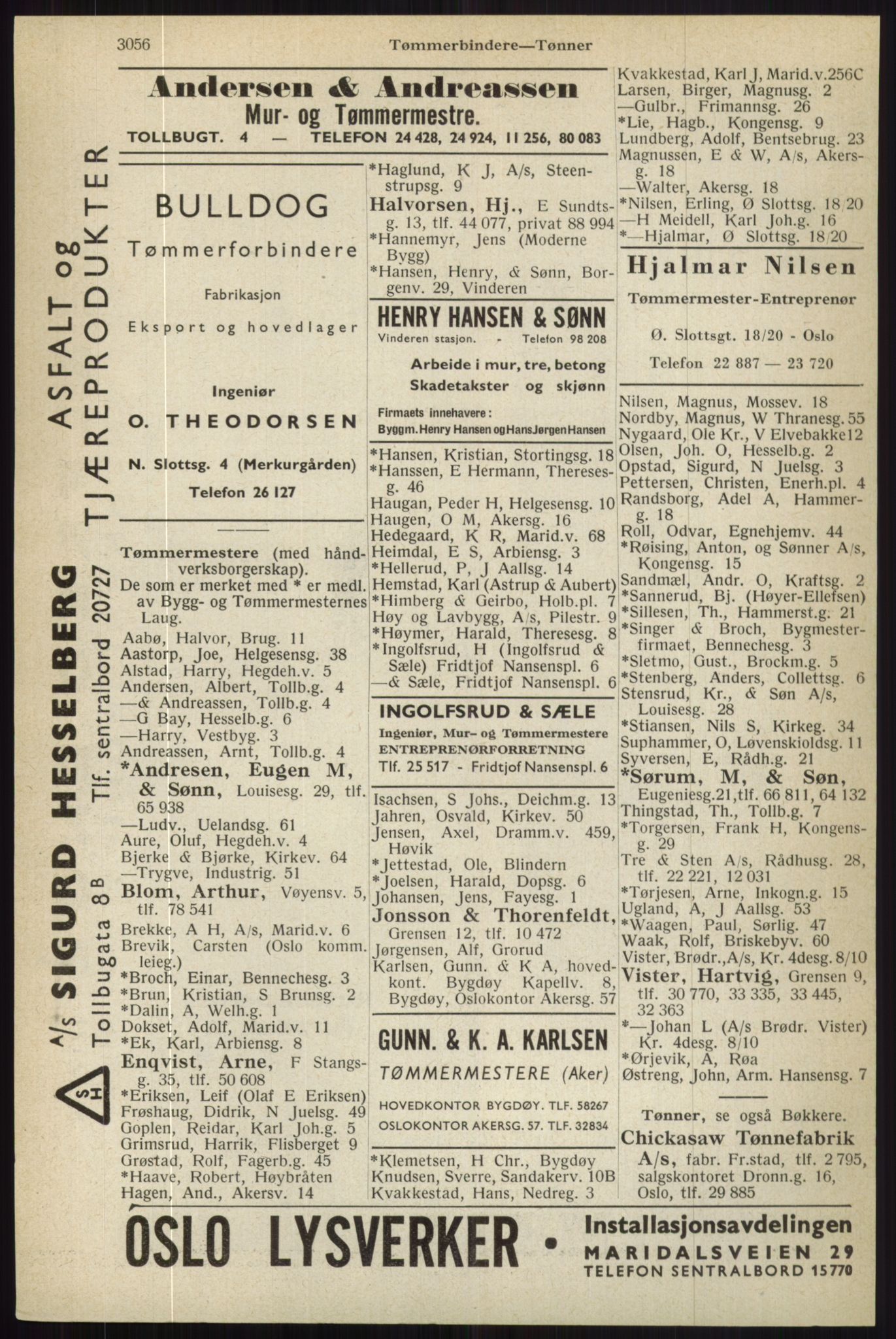 Kristiania/Oslo adressebok, PUBL/-, 1944, p. 3056