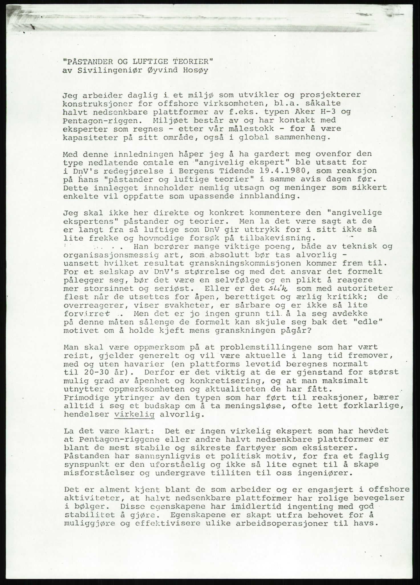 Justisdepartementet, Granskningskommisjonen ved Alexander Kielland-ulykken 27.3.1980, AV/RA-S-1165/D/L0022: Y Forskningsprosjekter (Y8-Y9)/Z Diverse (Doku.liste + Z1-Z15 av 15), 1980-1981, p. 363