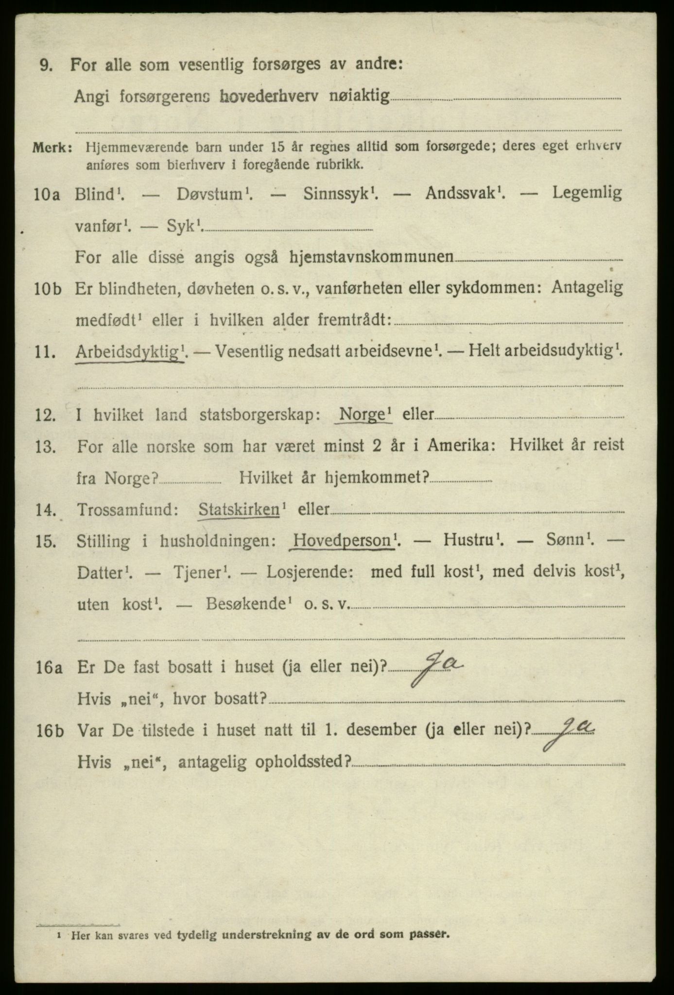 SAB, 1920 census for Stryn, 1920, p. 897