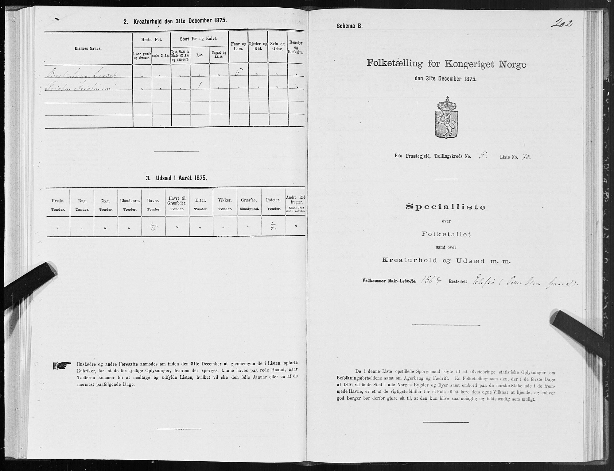 SAT, 1875 census for 1573P Edøy, 1875, p. 2202