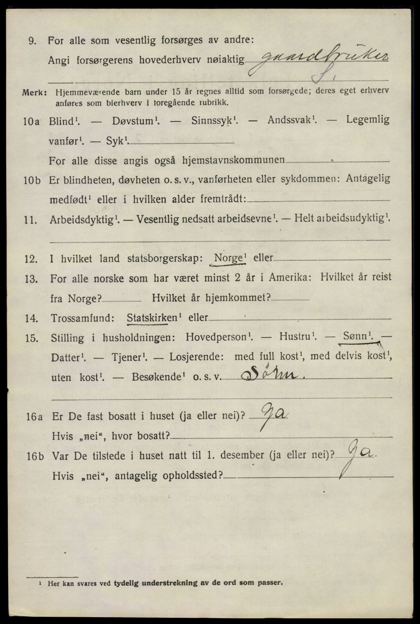 SAO, 1920 census for Moss land district, 1920, p. 8630