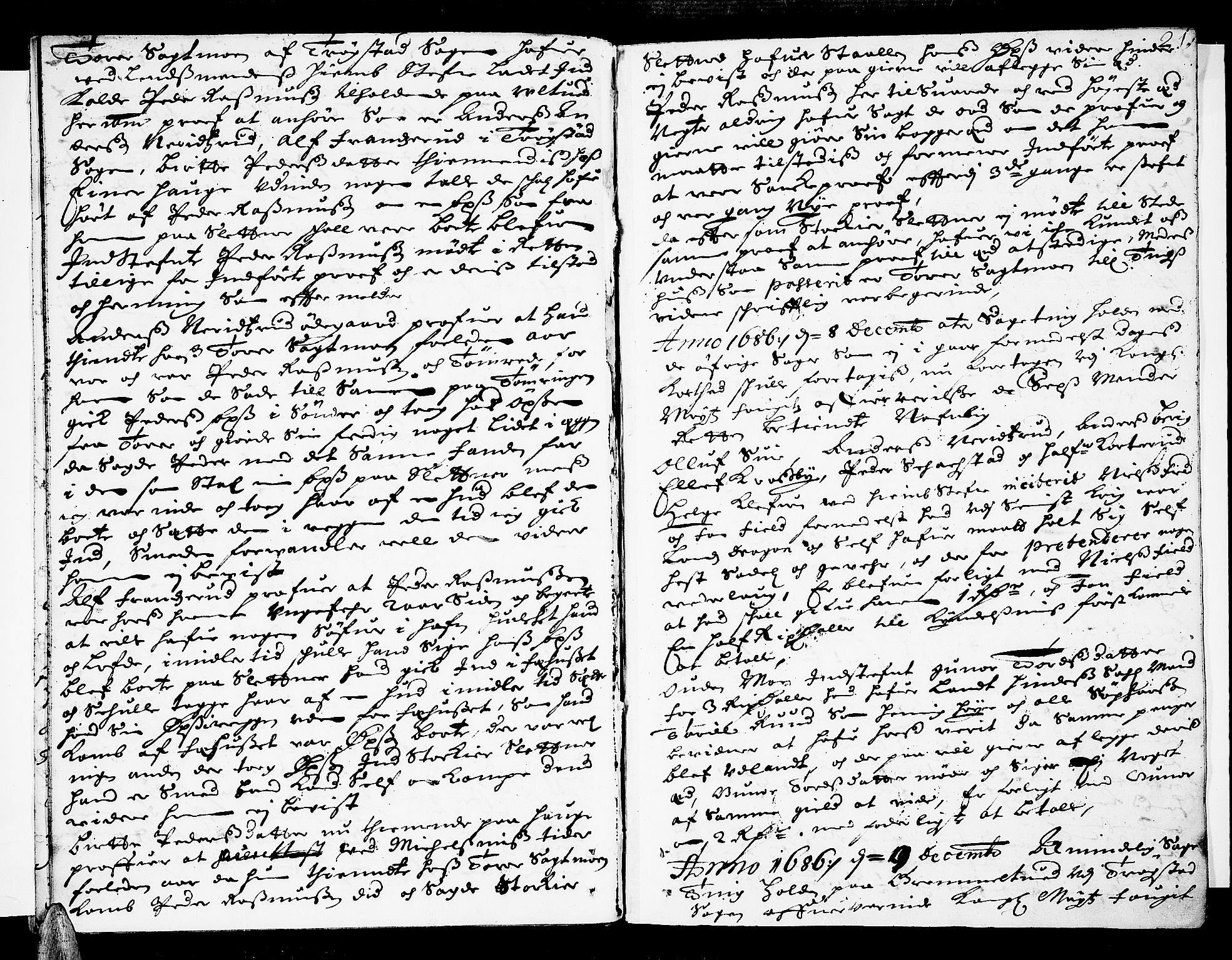 Heggen og Frøland sorenskriveri I, AV/SAO-A-11556/F/Fb/L0024: Tingbok, 1686-1690, p. 20b-21a
