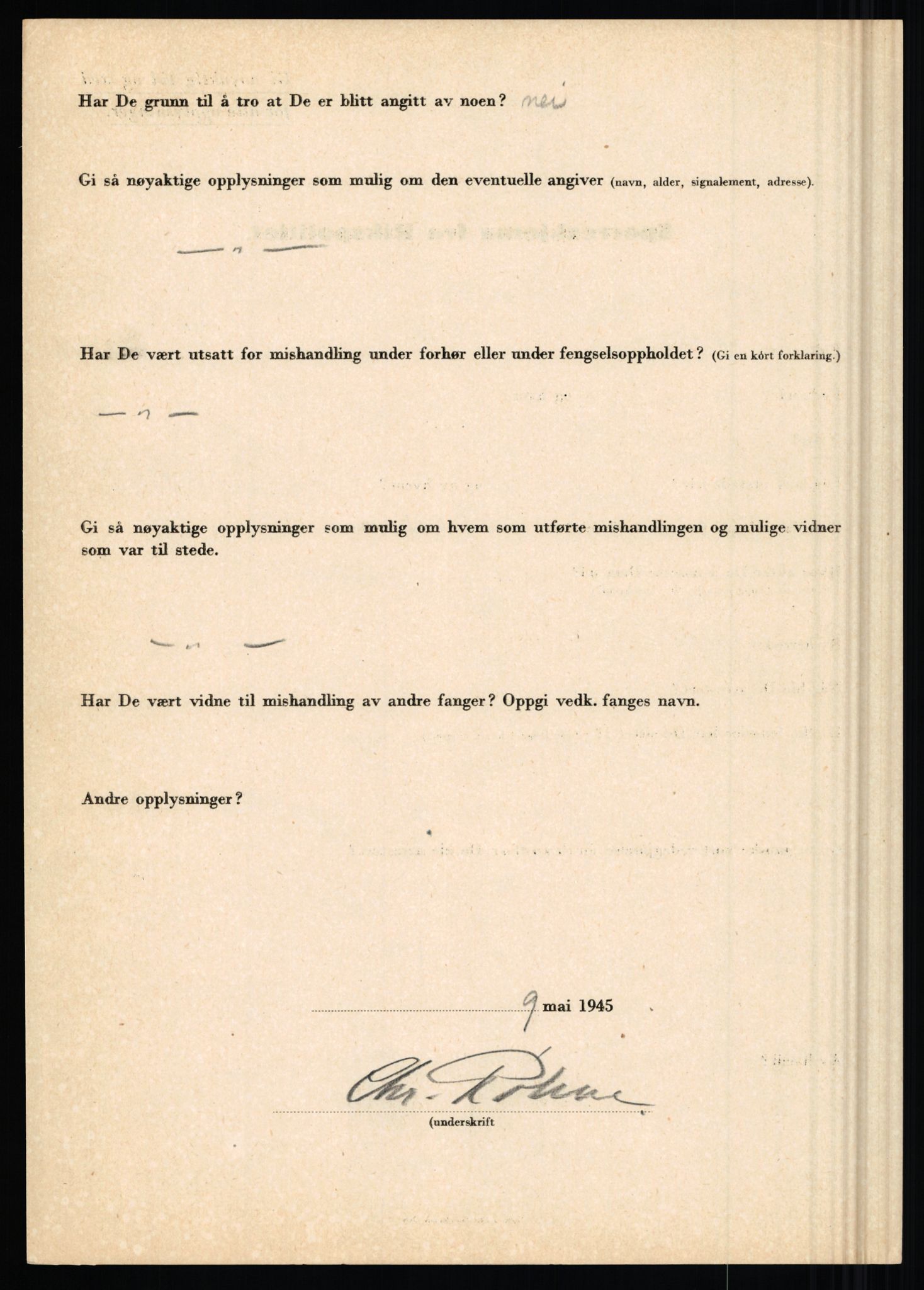 Rikspolitisjefen, AV/RA-S-1560/L/L0014: Pettersen, Aksel - Savosnick, Ernst, 1940-1945, p. 949