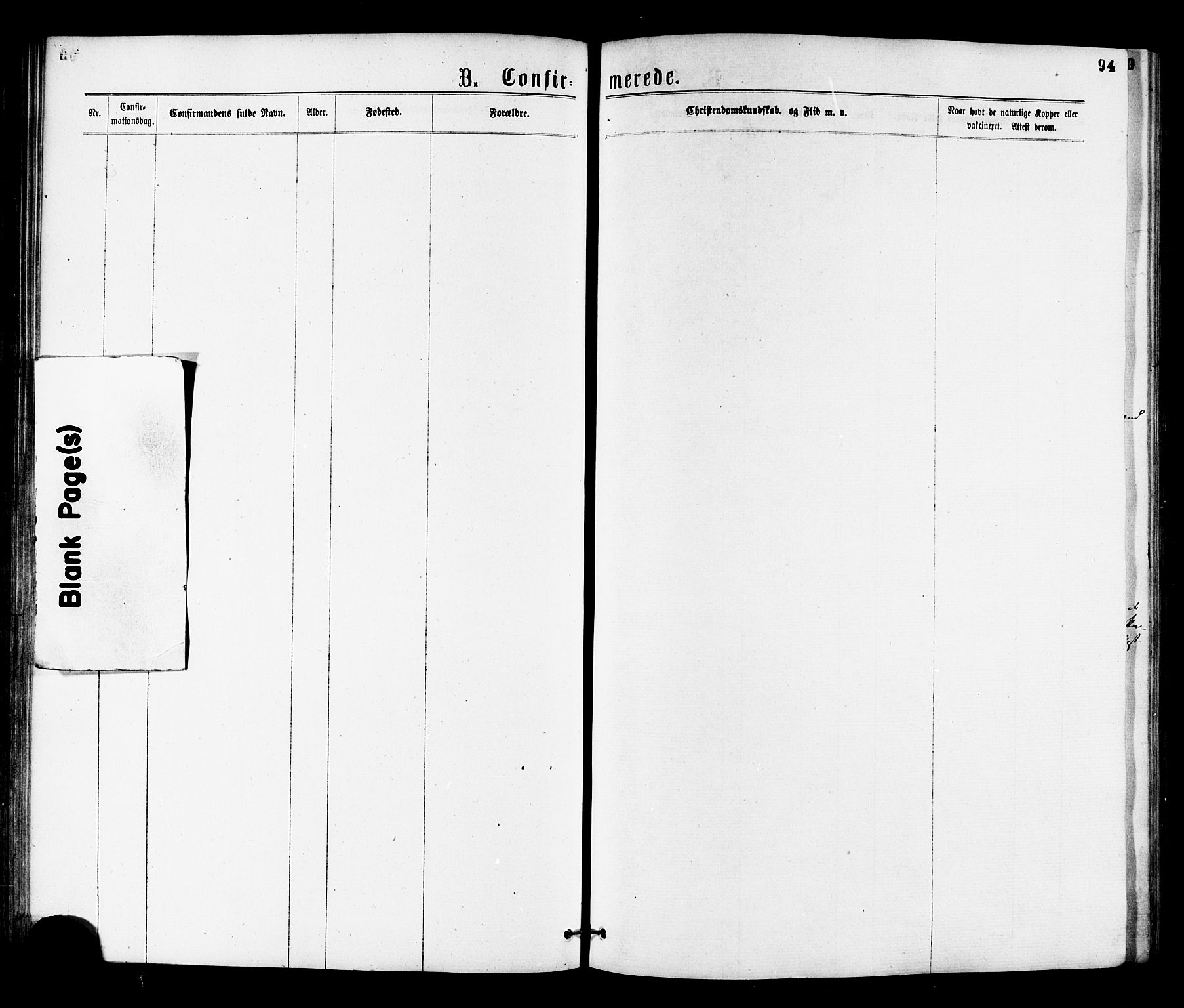 Ministerialprotokoller, klokkerbøker og fødselsregistre - Nord-Trøndelag, SAT/A-1458/755/L0493: Parish register (official) no. 755A02, 1865-1881, p. 94