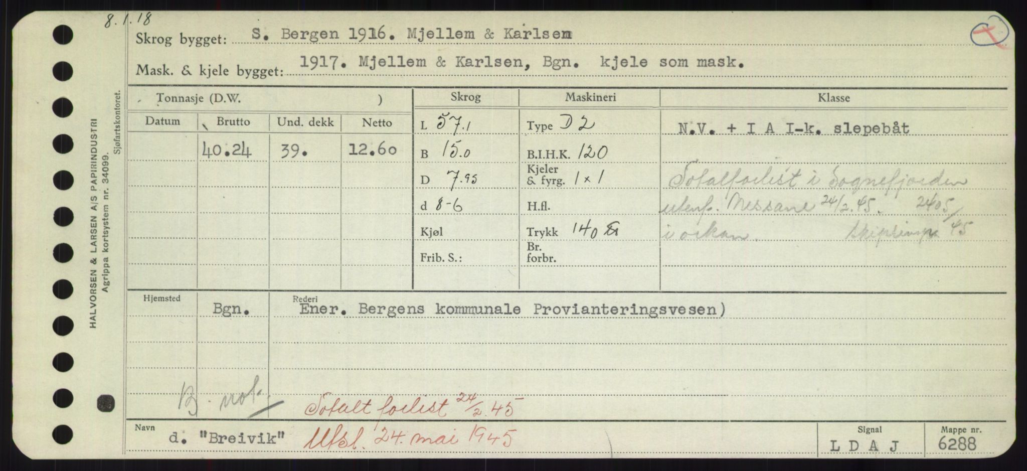 Sjøfartsdirektoratet med forløpere, Skipsmålingen, RA/S-1627/H/Hd/L0005: Fartøy, Br-Byg, p. 205