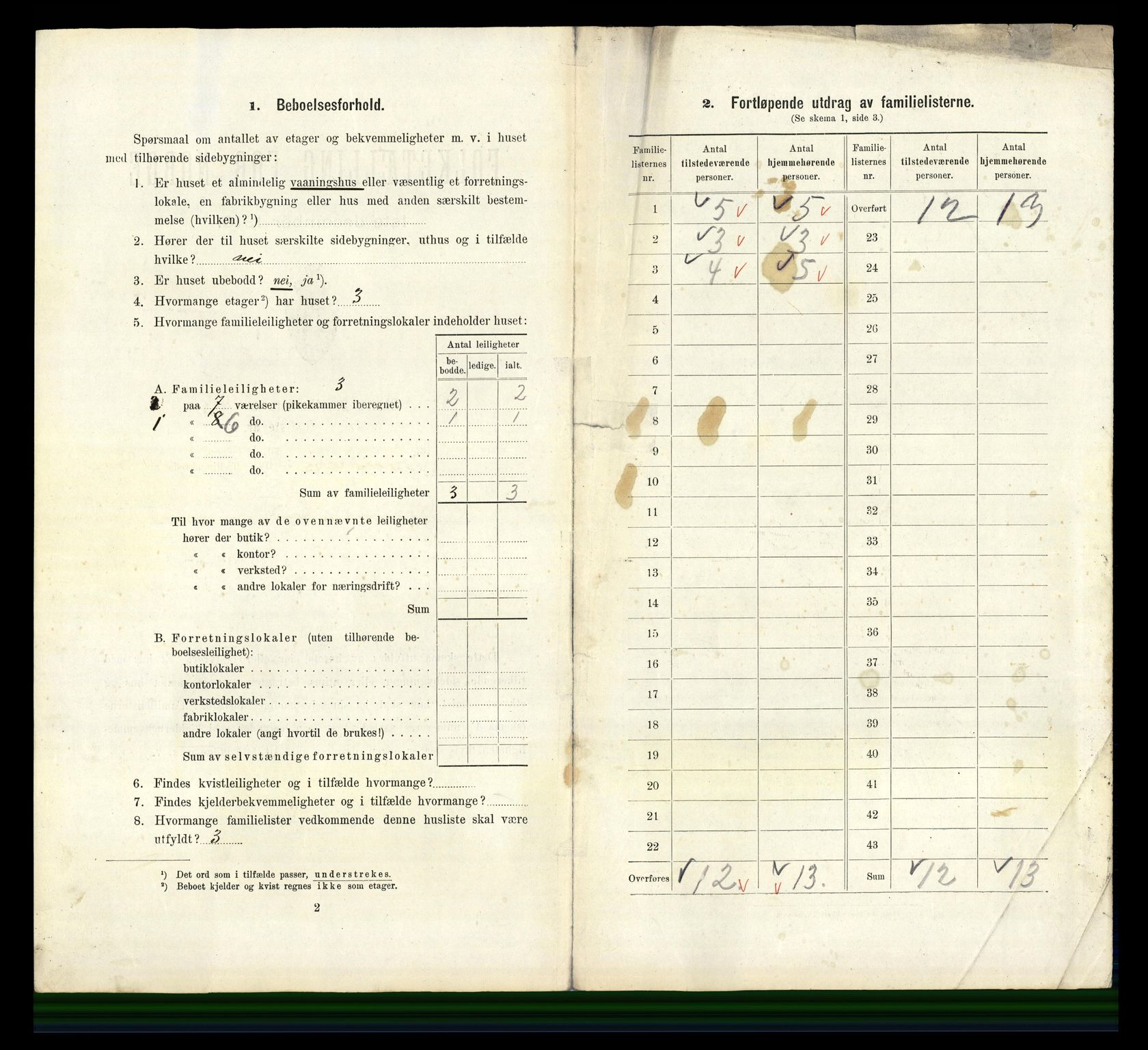 RA, 1910 census for Arendal, 1910, p. 2530