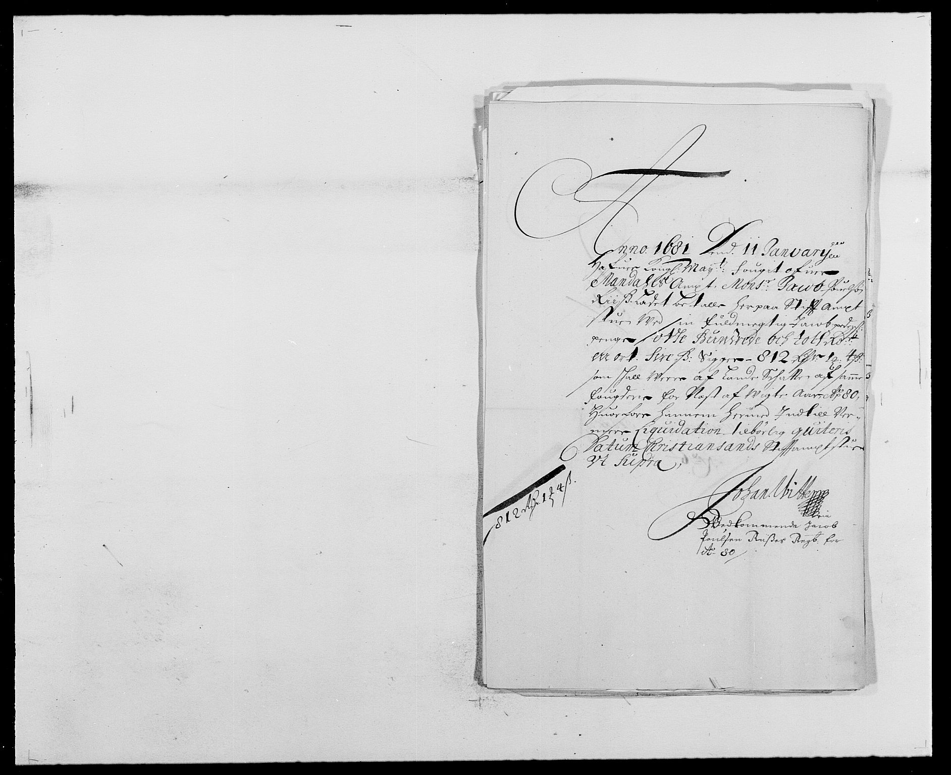 Rentekammeret inntil 1814, Reviderte regnskaper, Fogderegnskap, RA/EA-4092/R42/L2540: Mandal fogderi, 1676-1680, p. 212