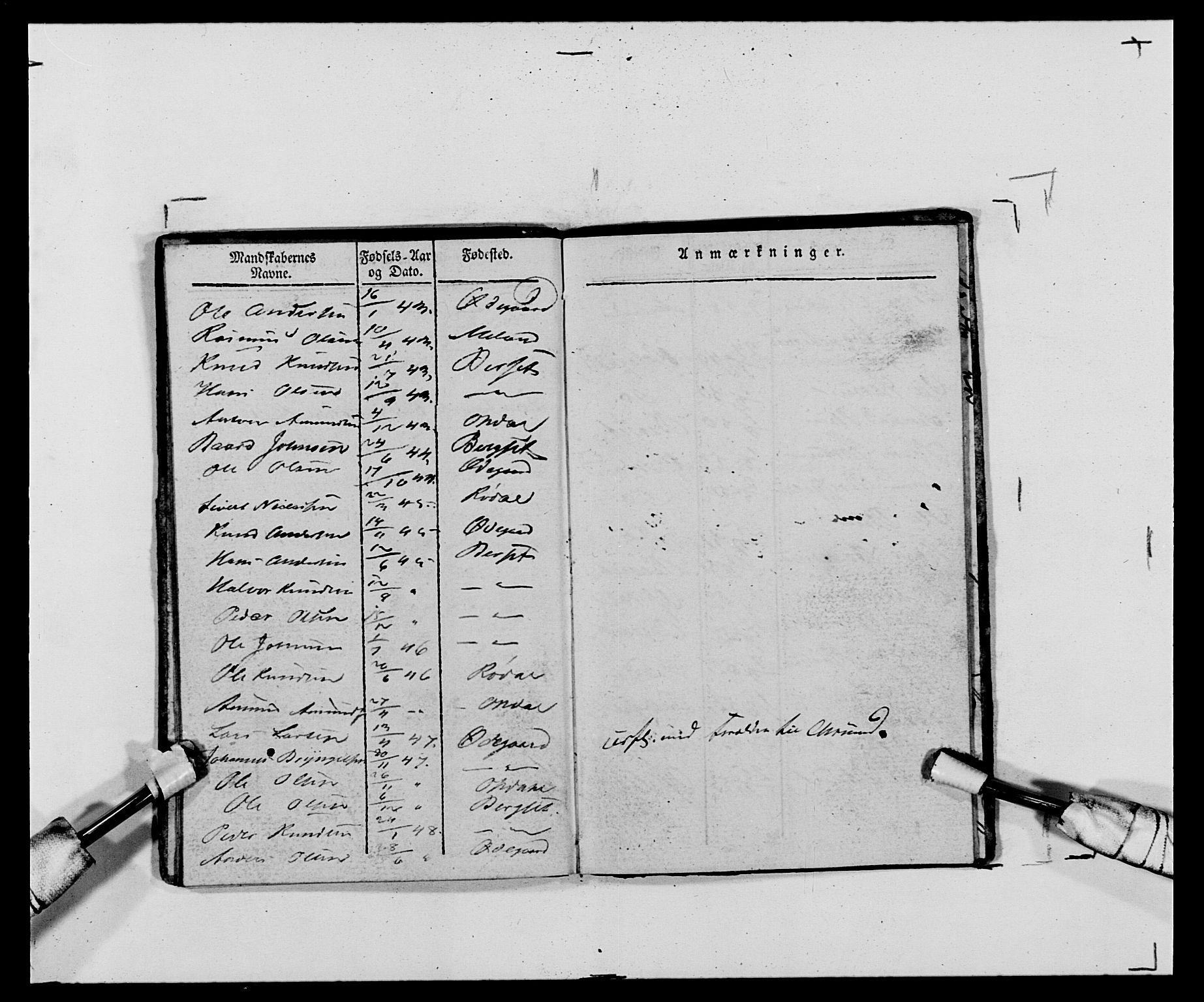 Generalitets- og kommissariatskollegiet, Det kongelige norske kommissariatskollegium, AV/RA-EA-5420/E/Eh/L0120: Tingvollske kompani, 1850-1870, p. 359