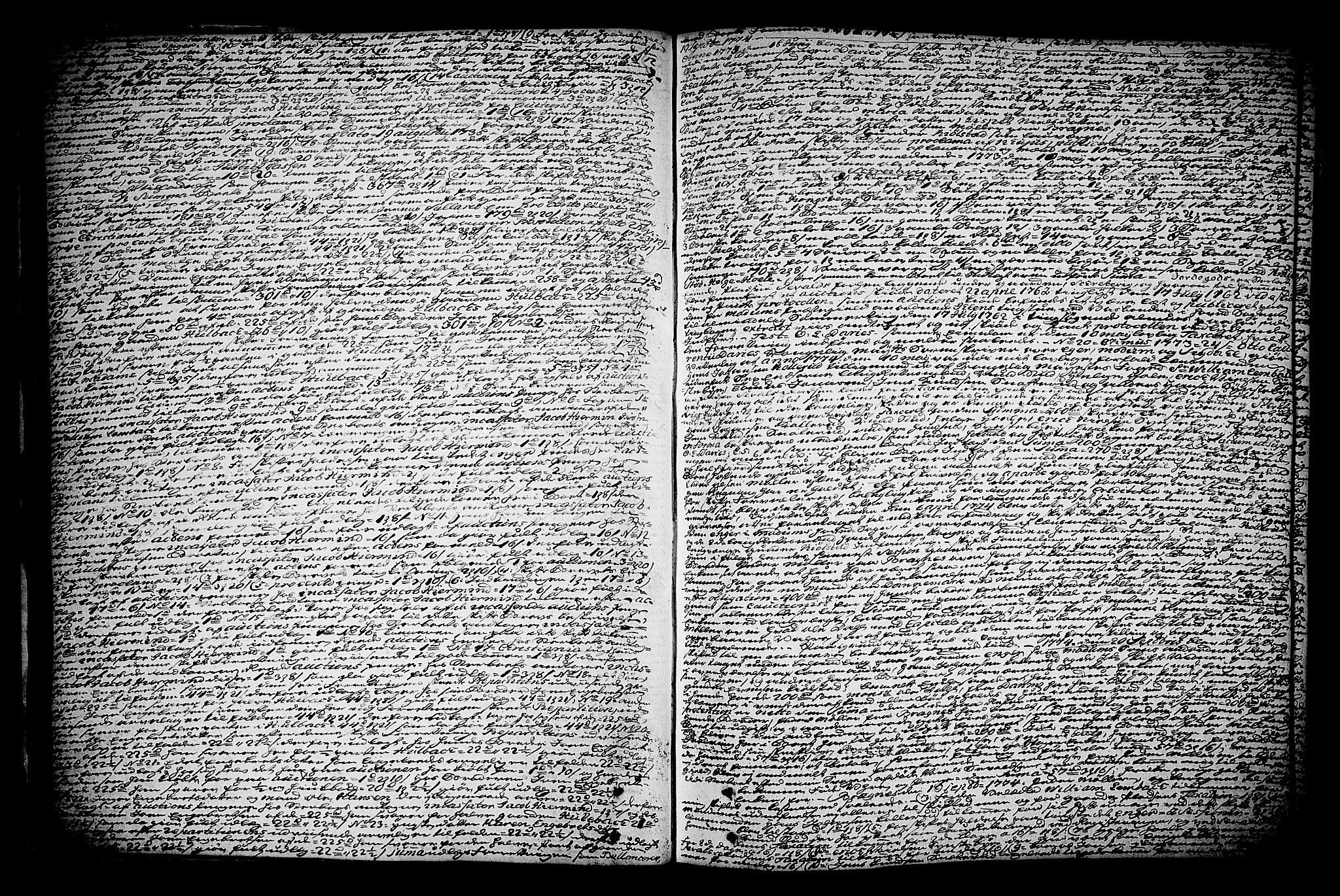 Eiker, Modum og Sigdal sorenskriveri, SAKO/A-123/H/Hb/Hba/L0015b: Skifteprotokoll, 1774-1778, p. 306b-307a