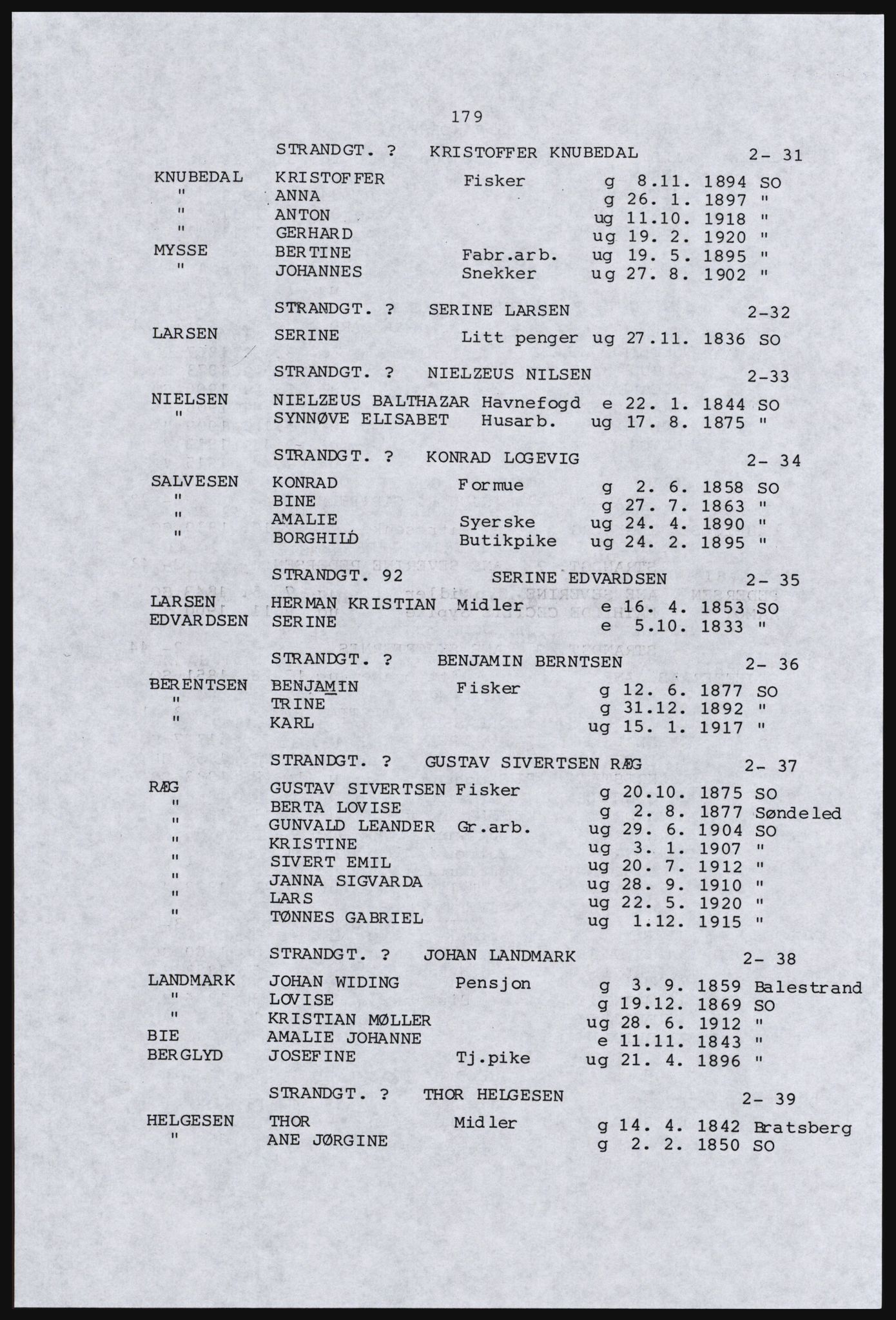 SAST, Copy of 1920 census for Dalane, 1920, p. 629