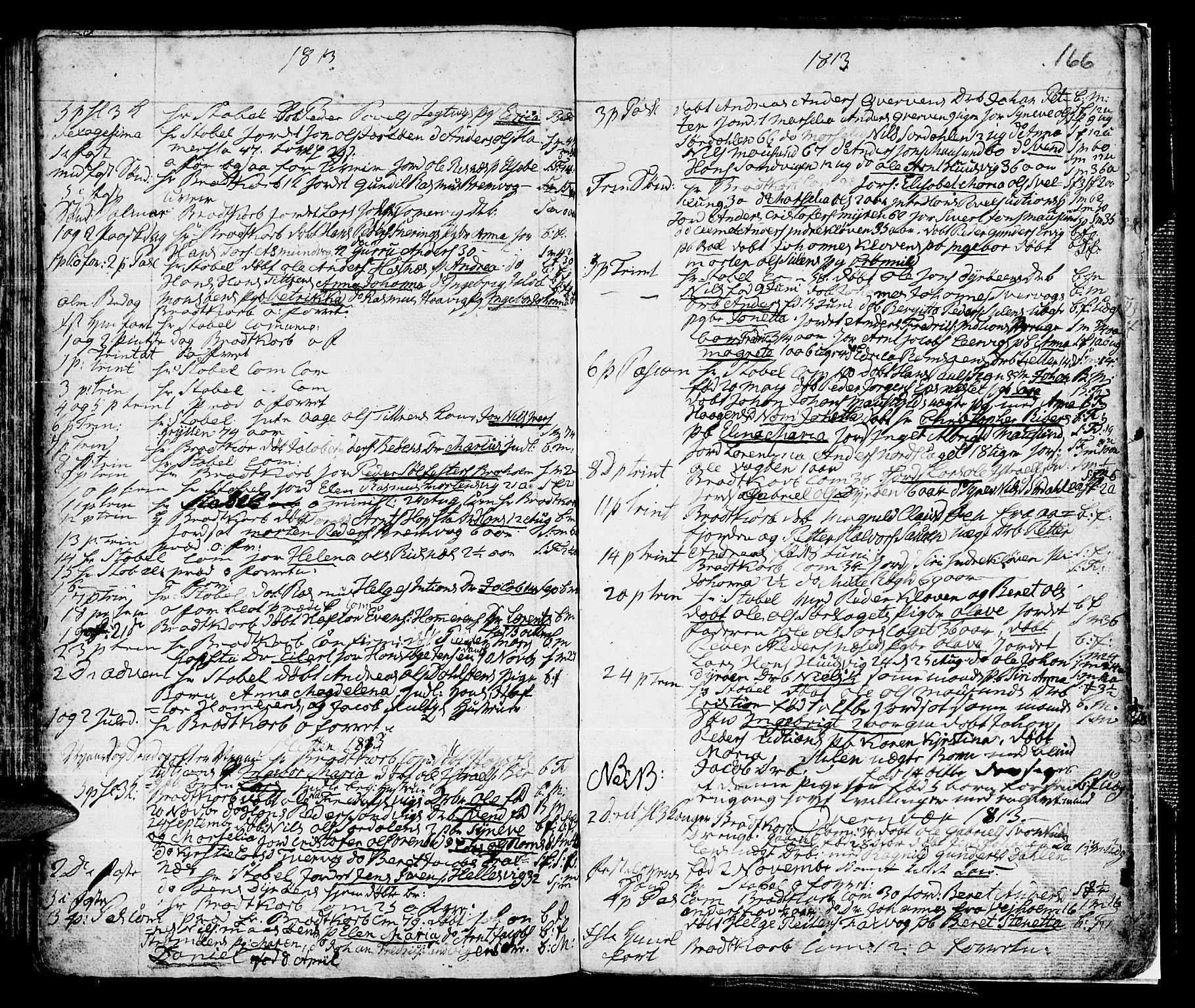 Ministerialprotokoller, klokkerbøker og fødselsregistre - Sør-Trøndelag, SAT/A-1456/634/L0526: Parish register (official) no. 634A02, 1775-1818, p. 166