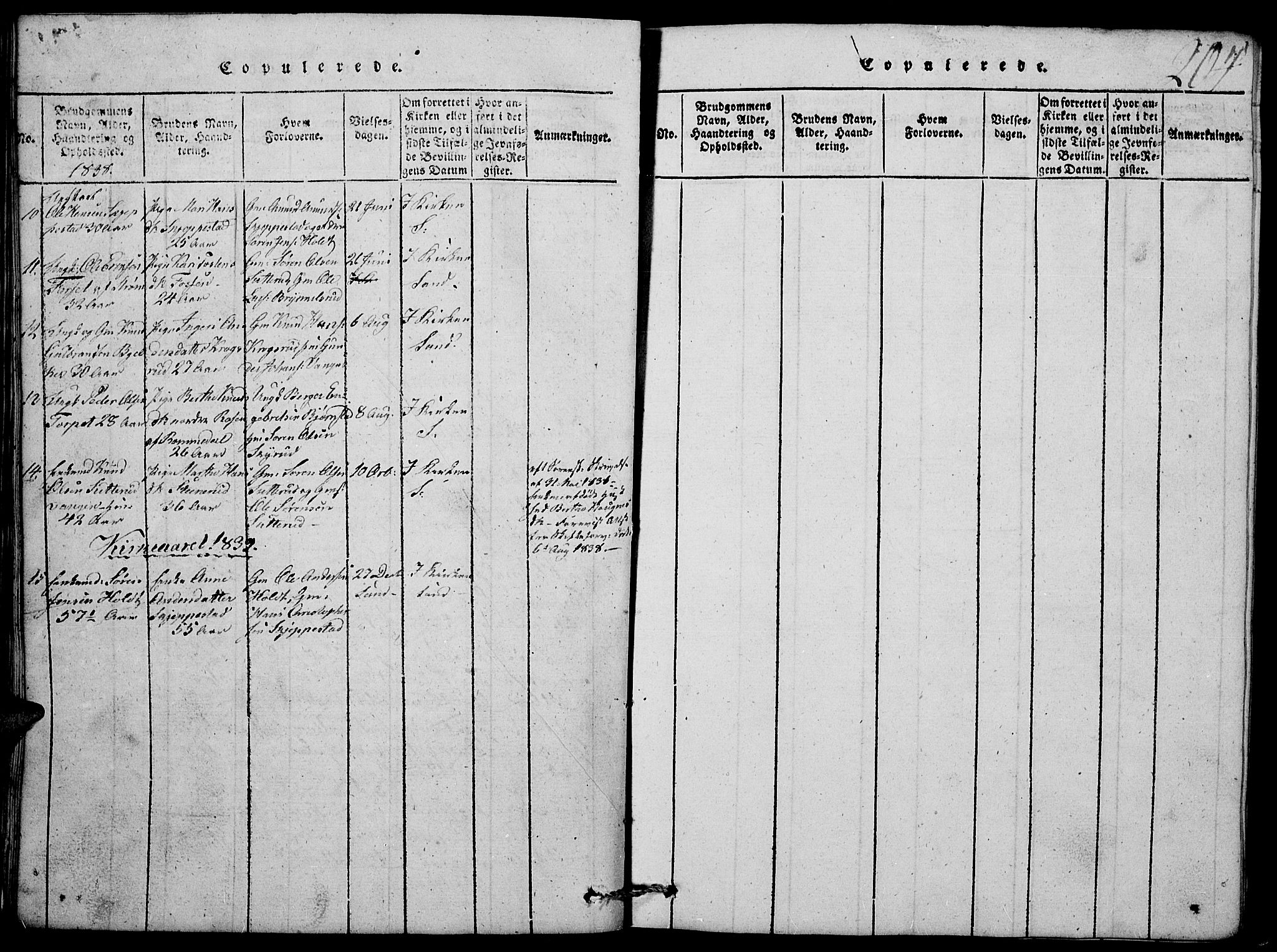 Nord-Odal prestekontor, AV/SAH-PREST-032/H/Ha/Hab/L0001: Parish register (copy) no. 1, 1819-1838, p. 204