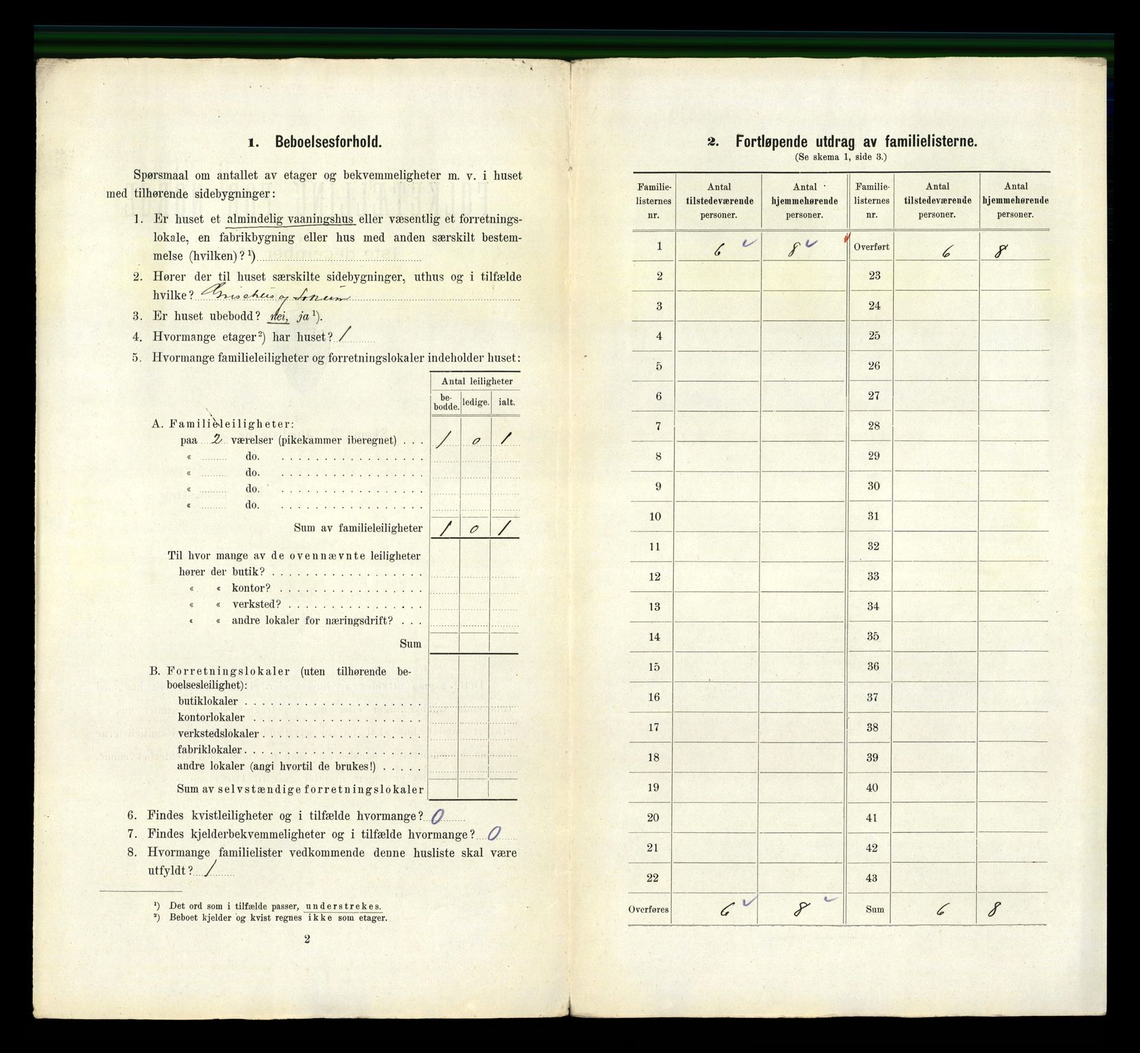 RA, 1910 census for Langesund, 1910, p. 26