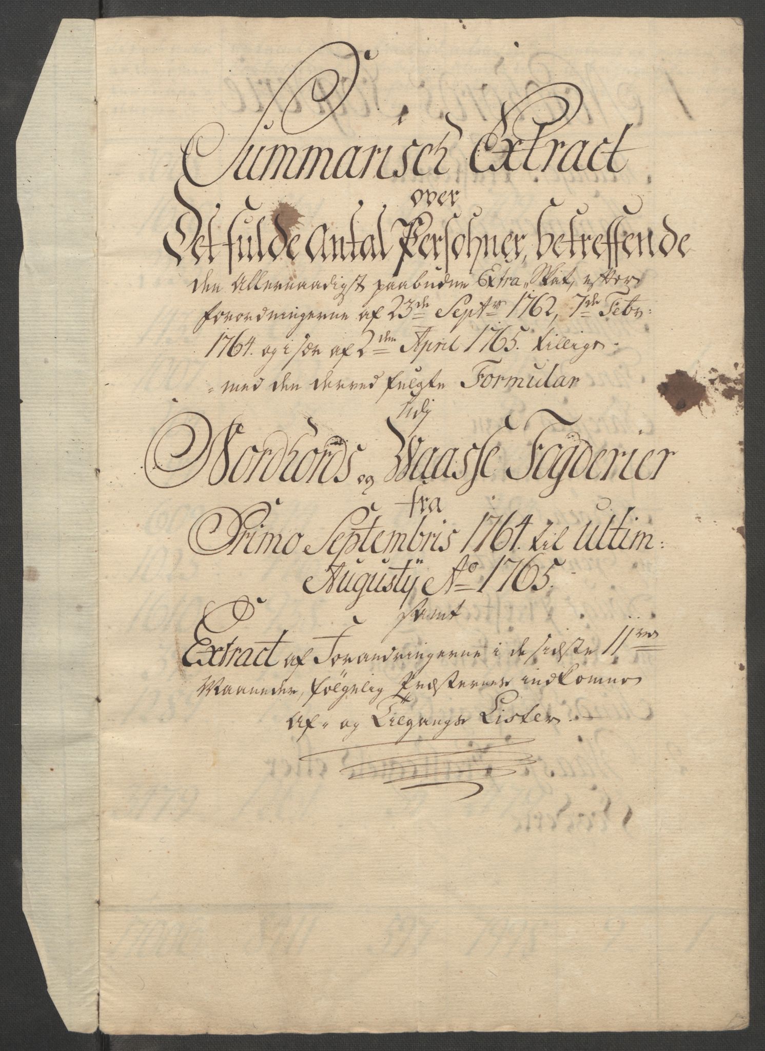 Rentekammeret inntil 1814, Reviderte regnskaper, Fogderegnskap, RA/EA-4092/R51/L3303: Ekstraskatten Nordhordland og Voss, 1762-1772, p. 97
