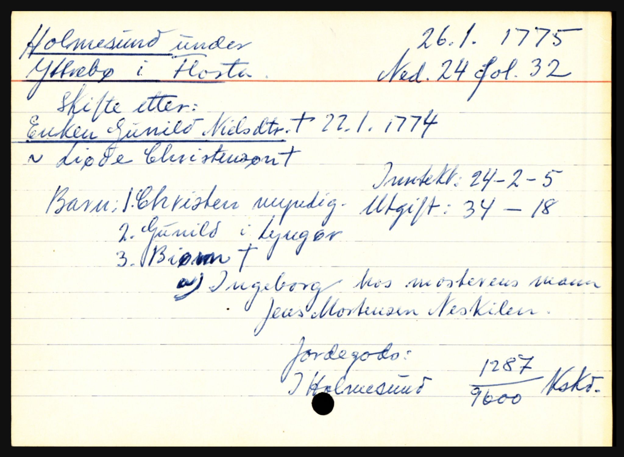 Nedenes sorenskriveri før 1824, AV/SAK-1221-0007/H, p. 12529