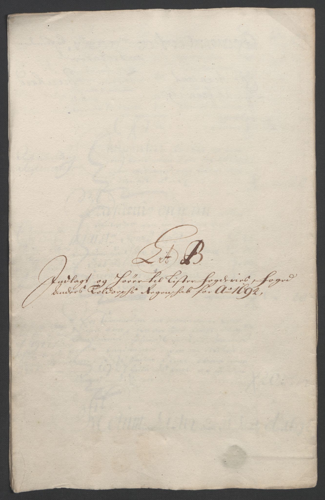 Rentekammeret inntil 1814, Reviderte regnskaper, Fogderegnskap, AV/RA-EA-4092/R43/L2545: Fogderegnskap Lista og Mandal, 1694-1695, p. 43