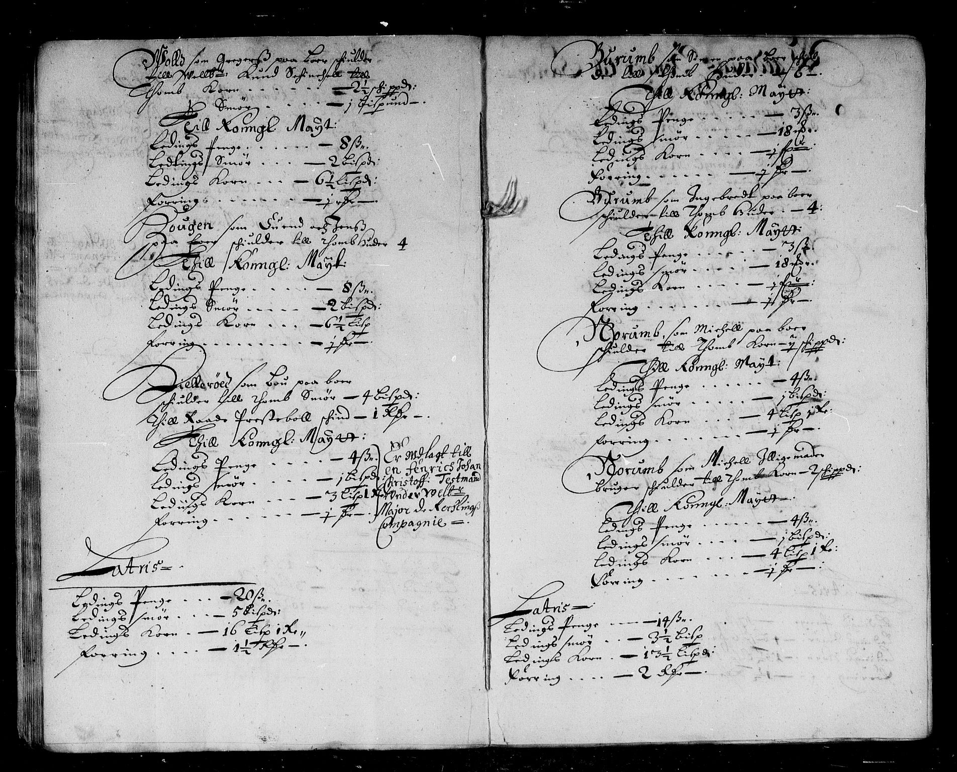 Rentekammeret inntil 1814, Reviderte regnskaper, Stiftamtstueregnskaper, Landkommissariatet på Akershus og Akershus stiftamt, AV/RA-EA-5869/R/Rb/L0039: Akershus stiftamt, 1666