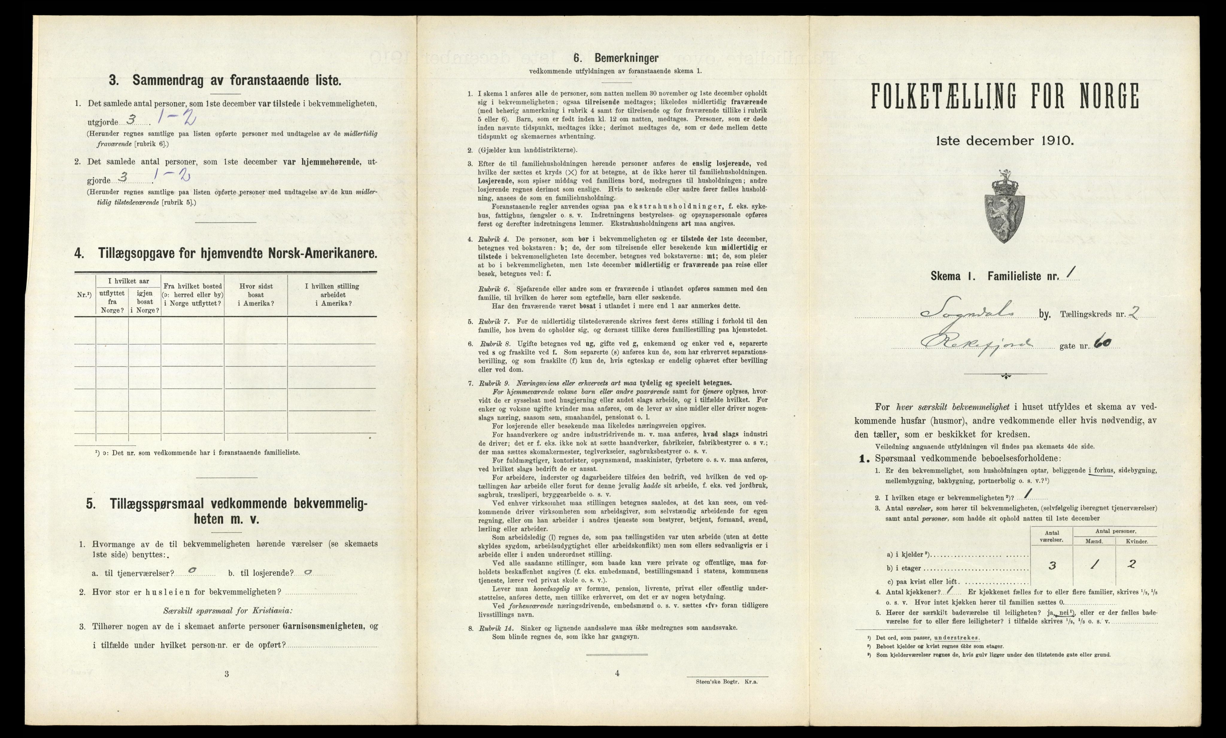 RA, 1910 census for Sokndal, 1910, p. 293