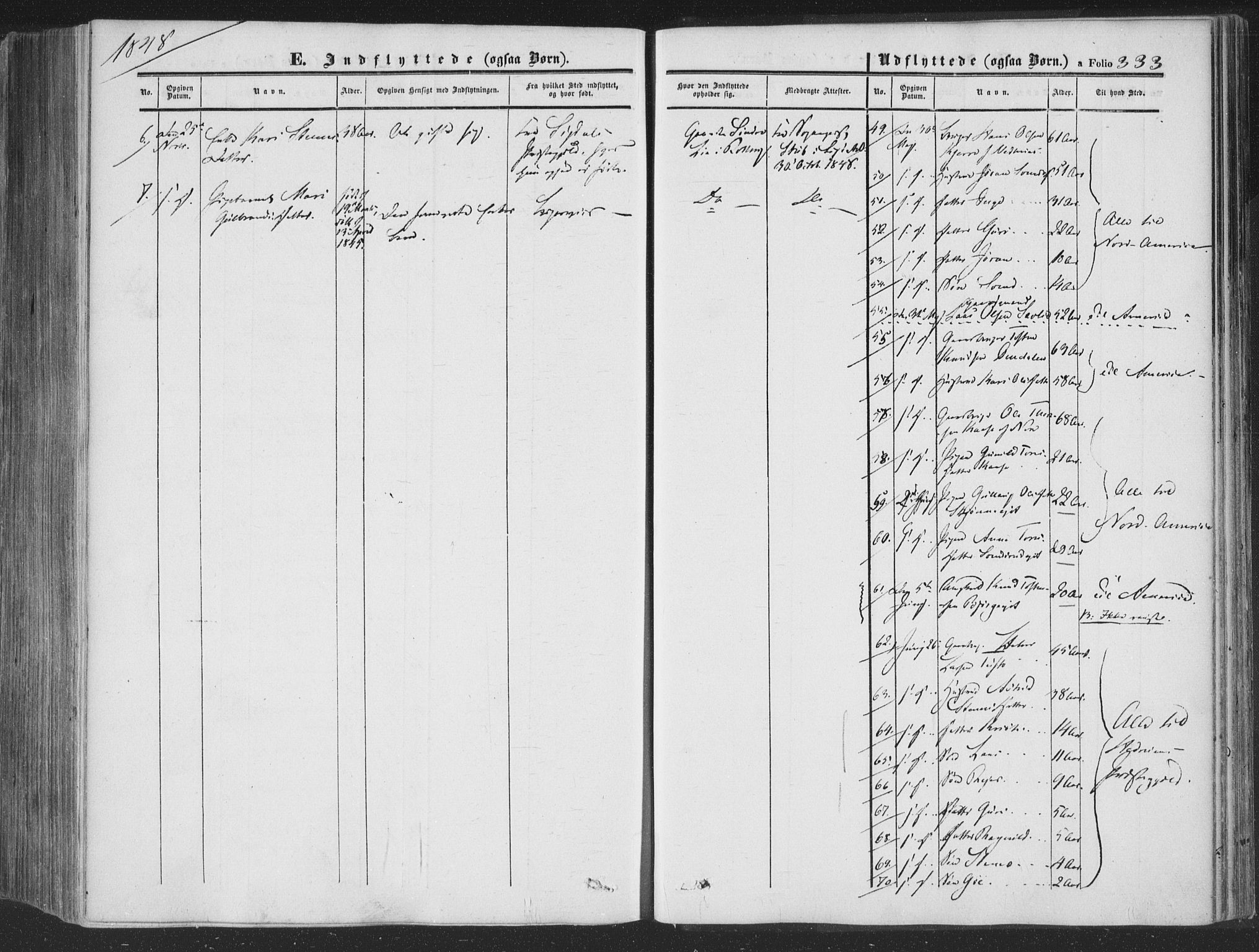 Rollag kirkebøker, AV/SAKO-A-240/F/Fa/L0008: Parish register (official) no. I 8, 1847-1860, p. 333