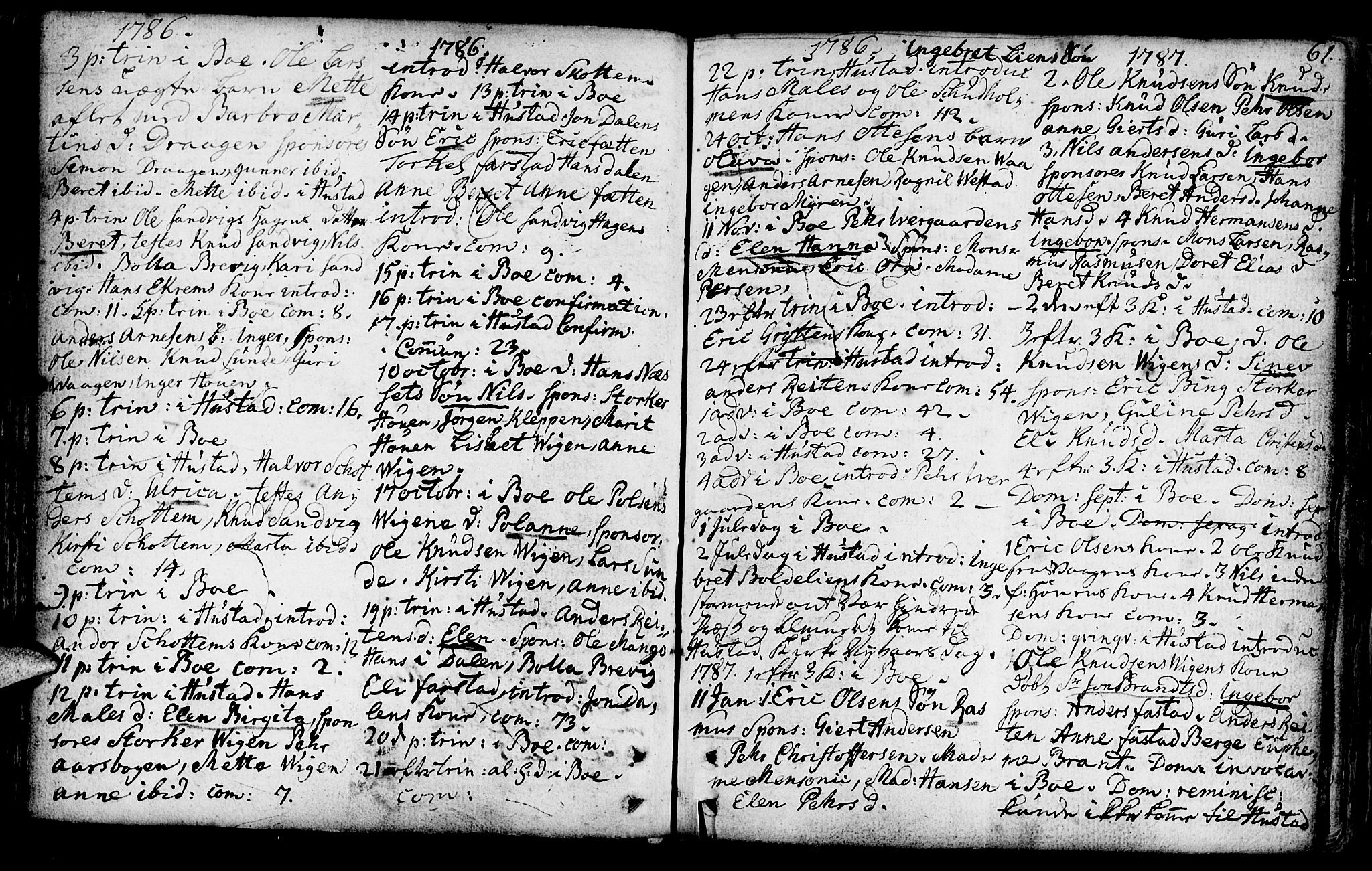 Ministerialprotokoller, klokkerbøker og fødselsregistre - Møre og Romsdal, AV/SAT-A-1454/566/L0761: Parish register (official) no. 566A02 /1, 1767-1817, p. 61