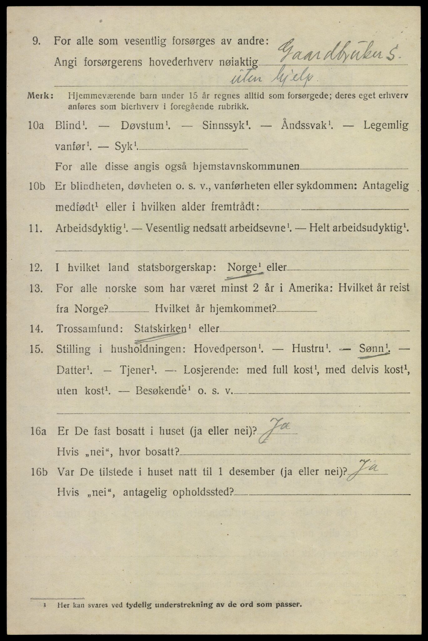 SAKO, 1920 census for Modum, 1920, p. 15540