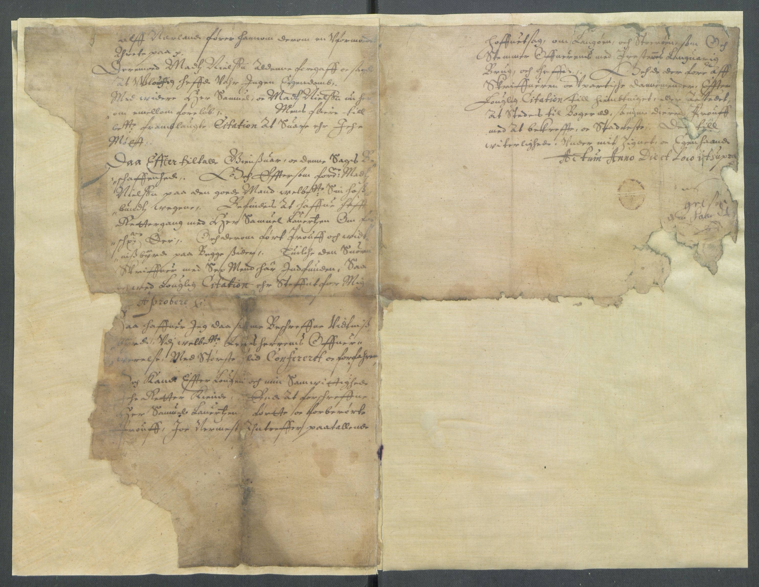 Riksarkivets diplomsamling, AV/RA-EA-5965/F02/L0146: Dokumenter, 1634, p. 26
