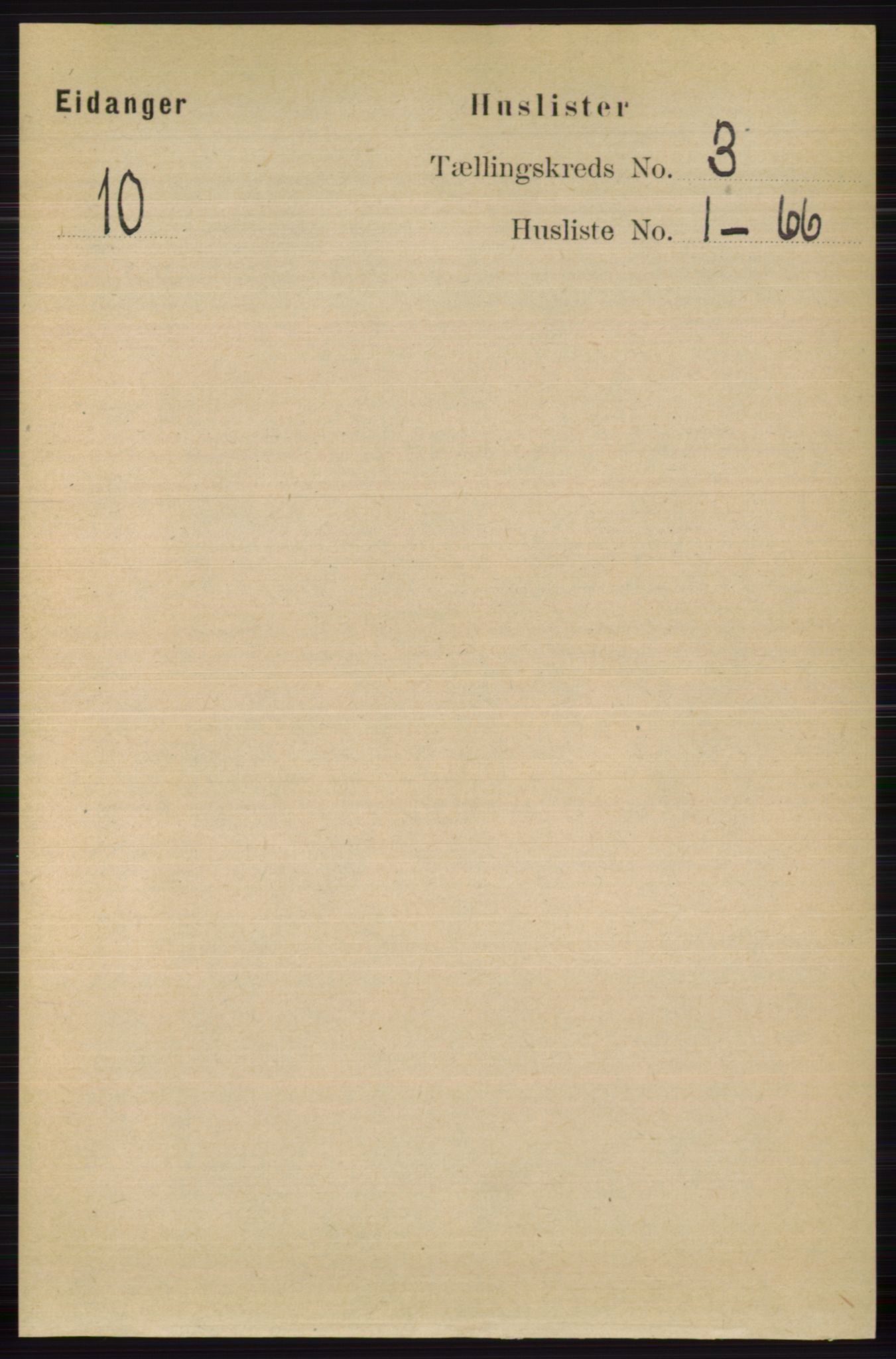 RA, 1891 census for 0813 Eidanger, 1891, p. 1447