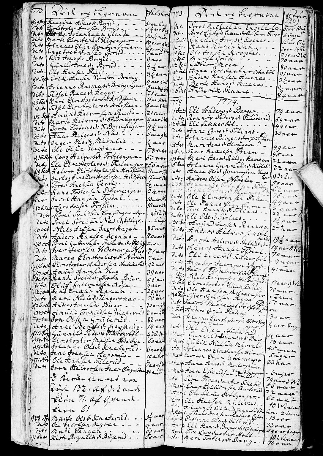 Enebakk prestekontor Kirkebøker, SAO/A-10171c/F/Fa/L0002: Parish register (official) no. I 2, 1755-1806, p. 289-290