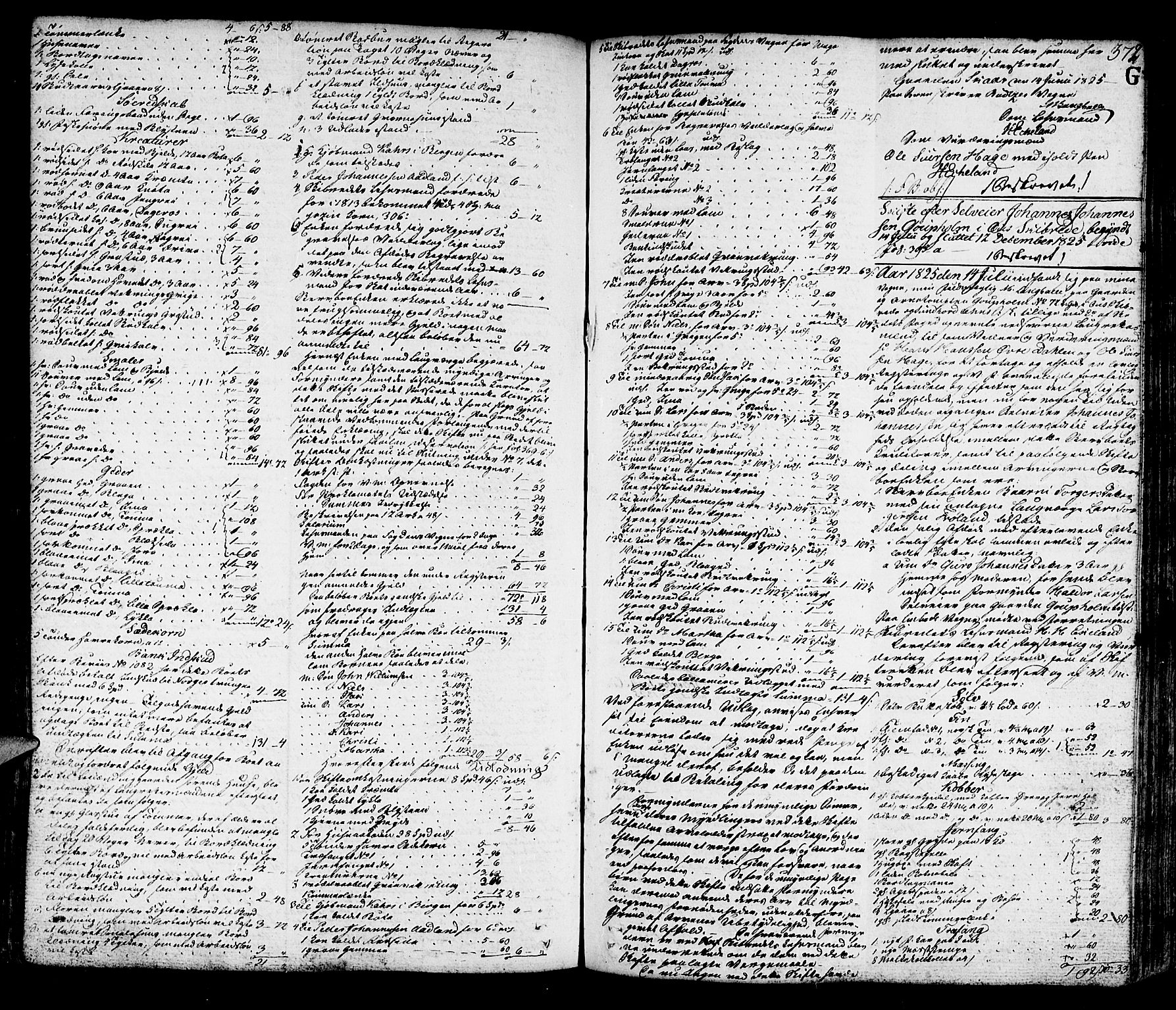 Sunnhordland sorenskrivar, AV/SAB-A-2401/1/H/Ha/Haa/L0014: Skifteprotokollar. Register i protokoll, 1819-1826, p. 371b-372a