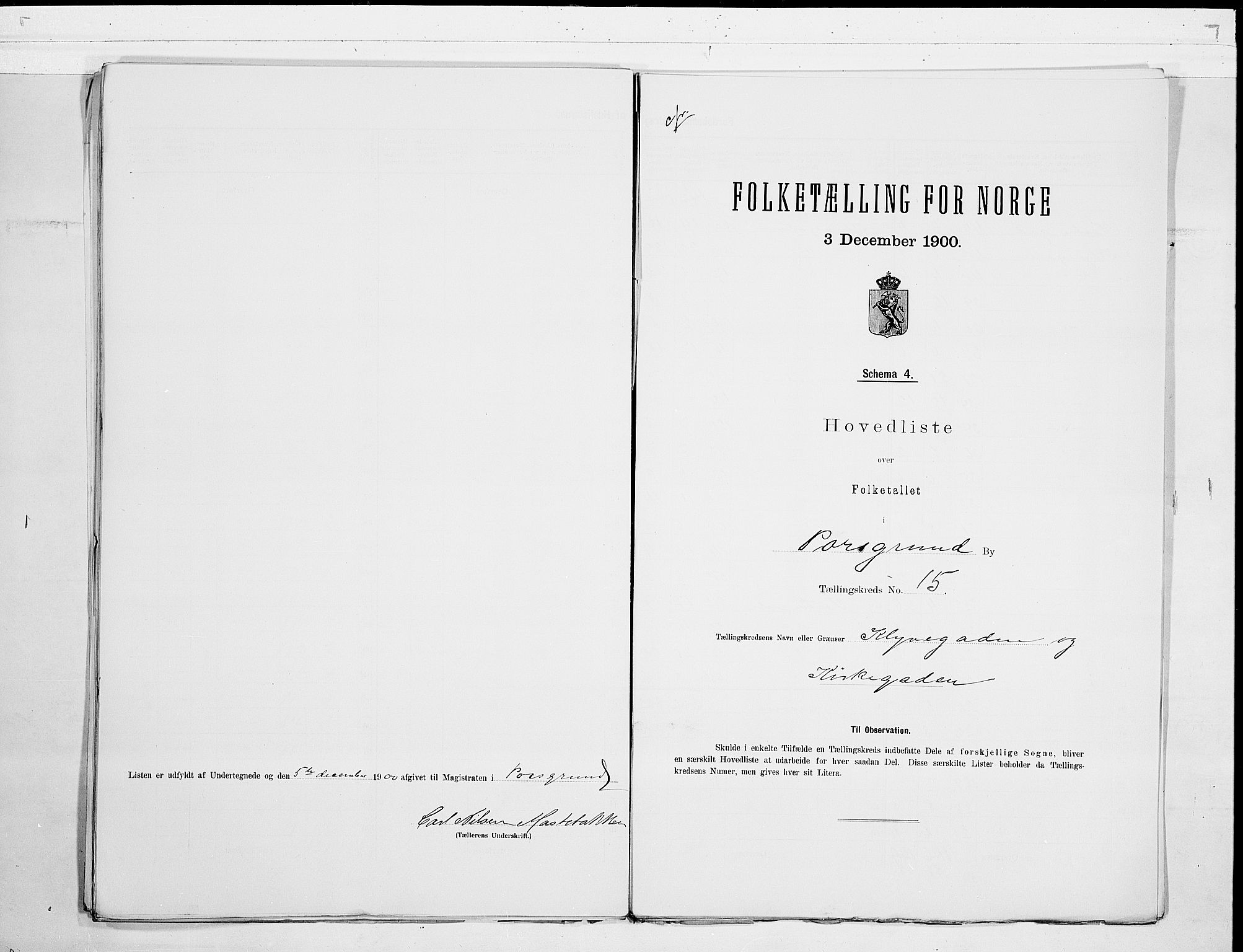 SAKO, 1900 census for Porsgrunn, 1900, p. 32