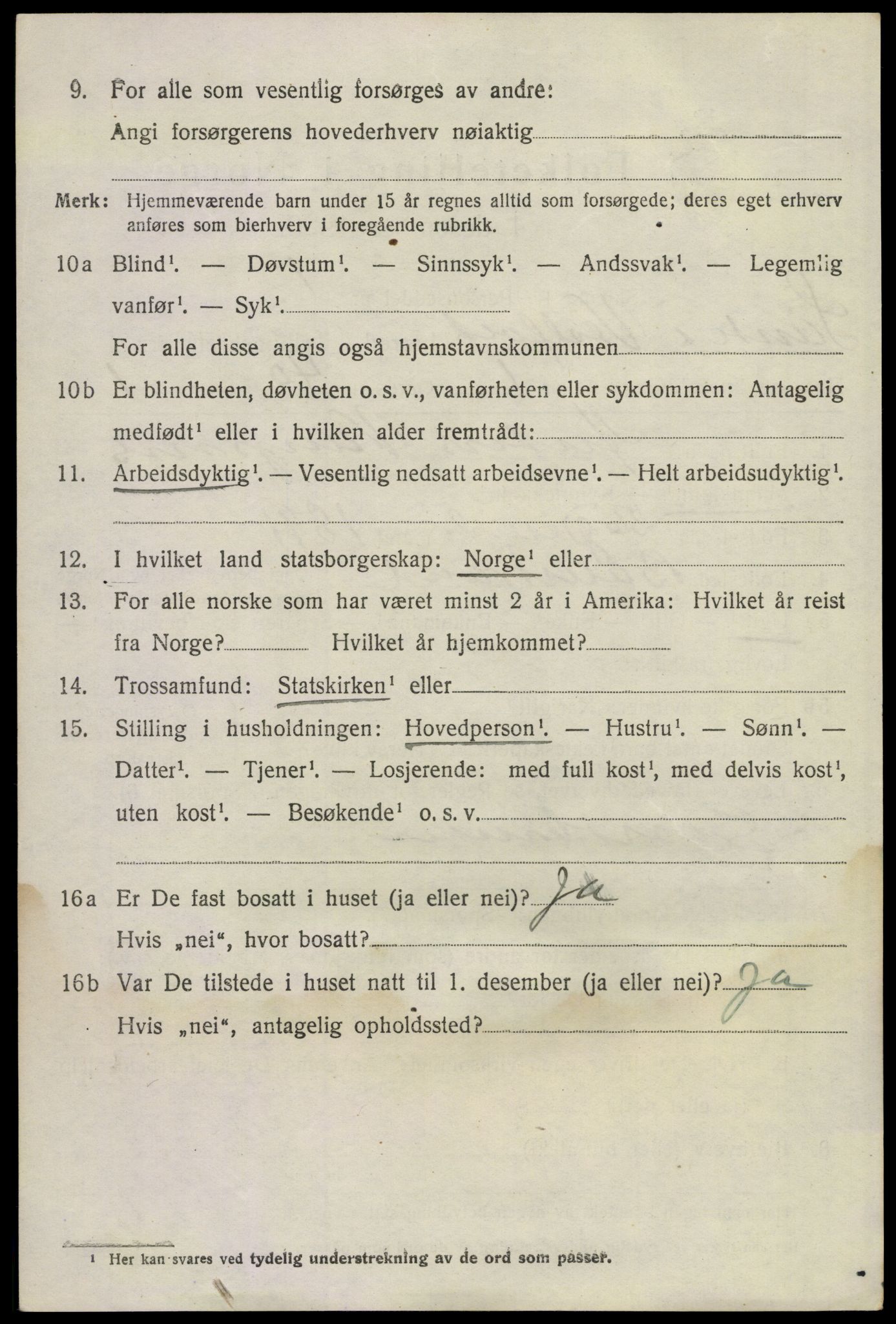 SAKO, 1920 census for Sande, 1920, p. 4051