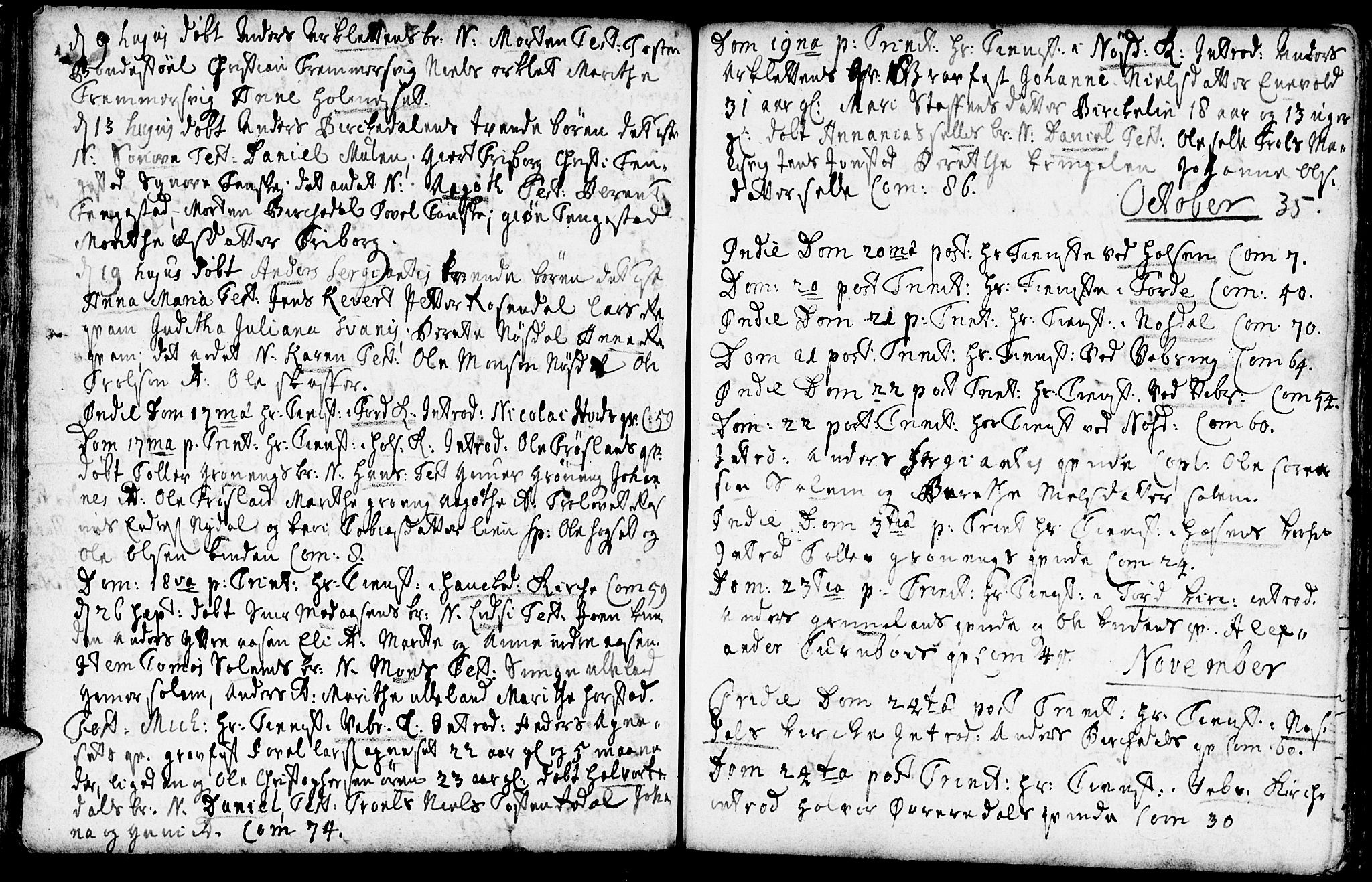 Førde sokneprestembete, SAB/A-79901/H/Haa/Haaa/L0002: Parish register (official) no. A 2, 1728-1748, p. 35