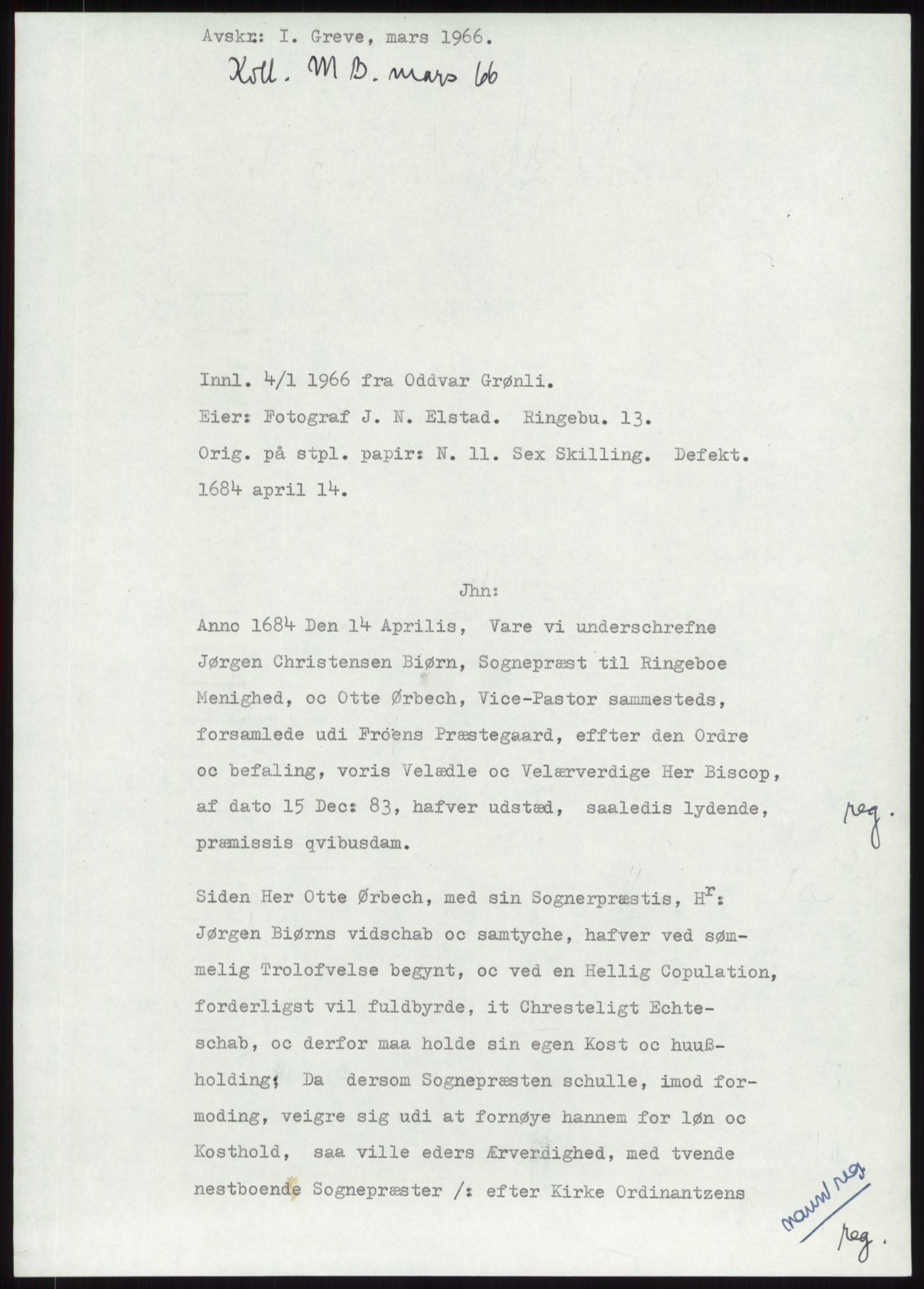 Samlinger til kildeutgivelse, Diplomavskriftsamlingen, AV/RA-EA-4053/H/Ha, p. 1987