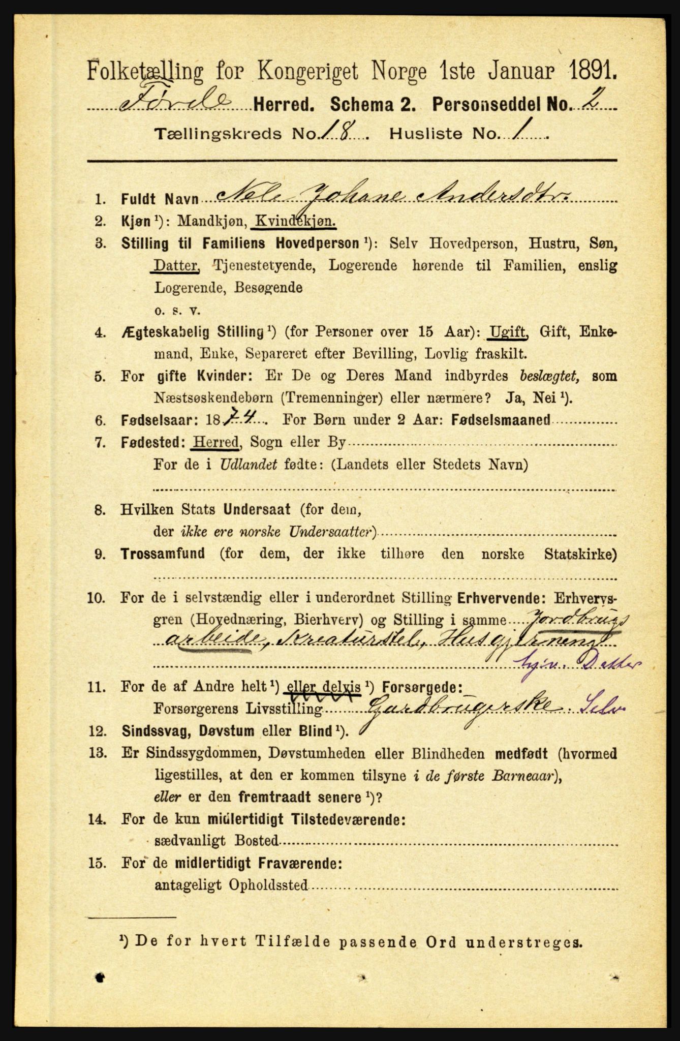 RA, 1891 census for 1432 Førde, 1891, p. 6369